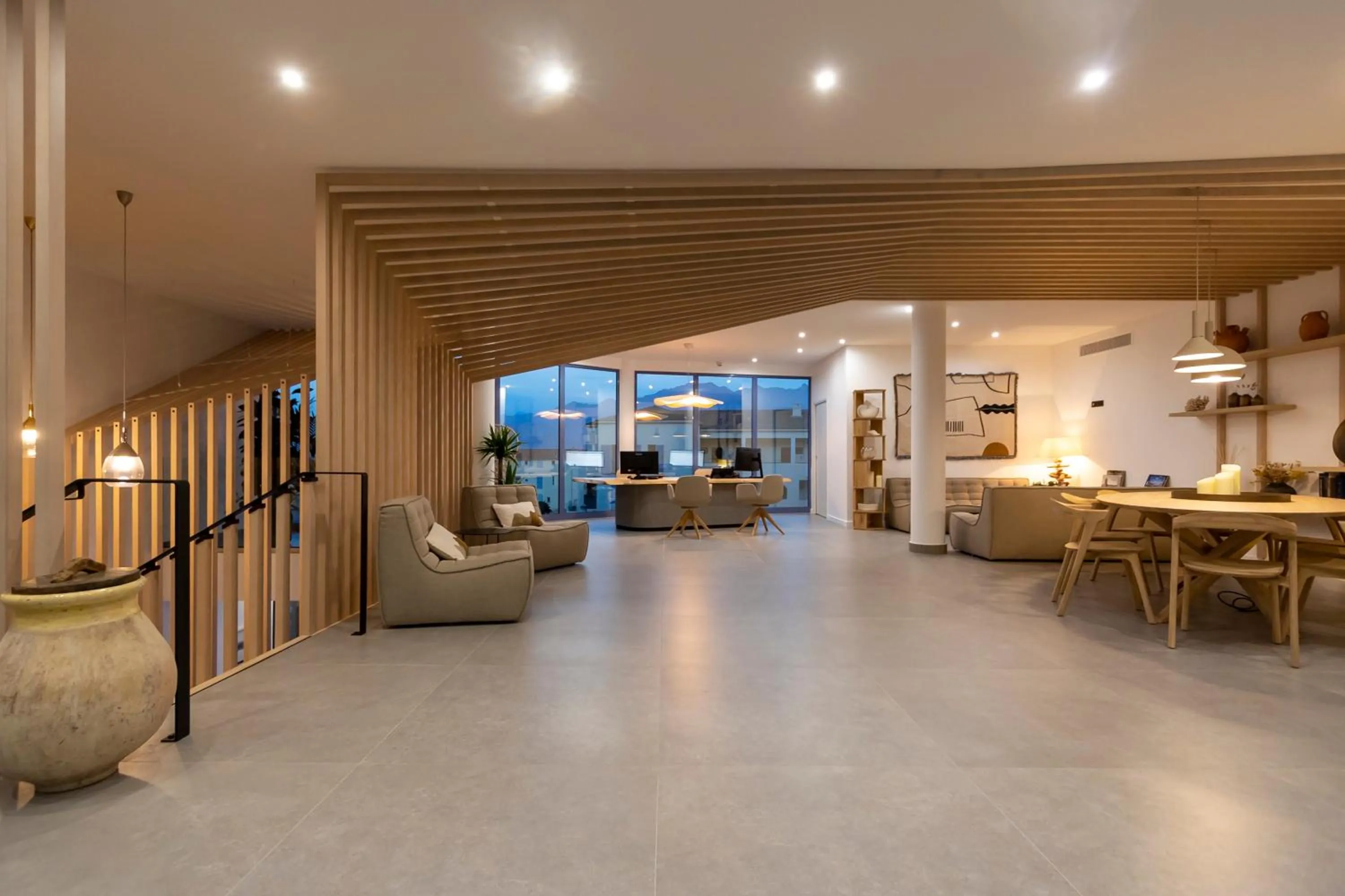 Lobby or reception in Hotel L'Acquale