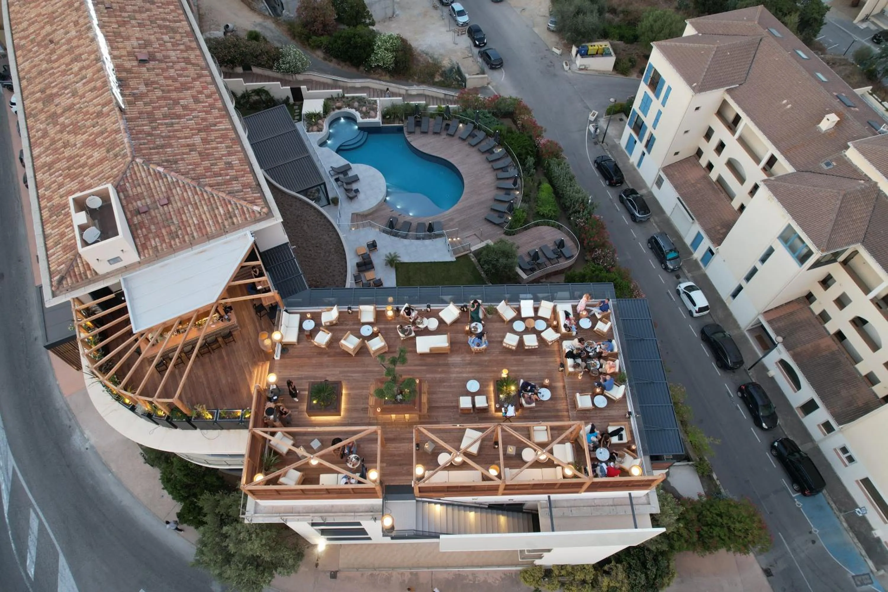 Property building in Hotel L'Acquale