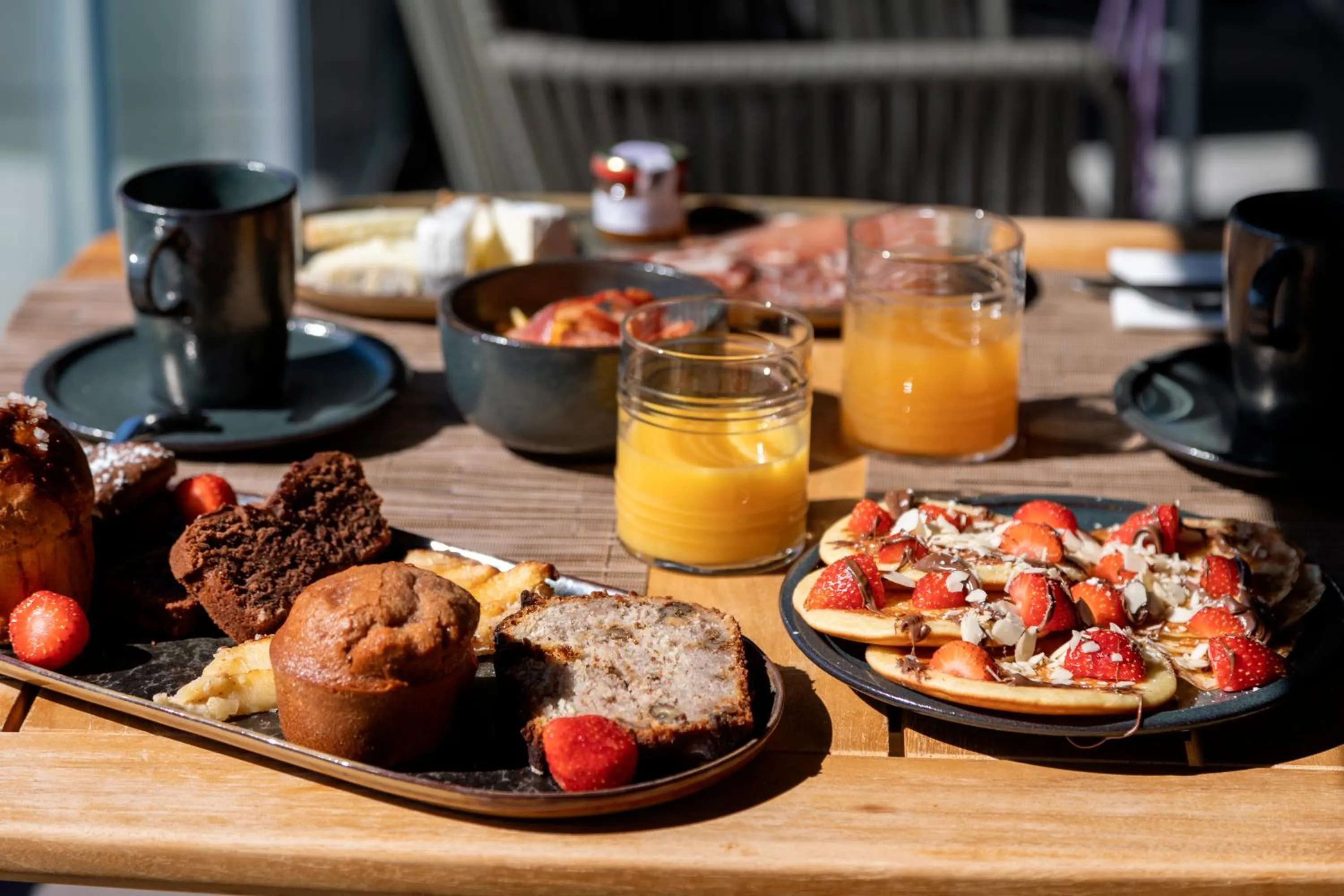 Buffet breakfast in Hotel L'Acquale
