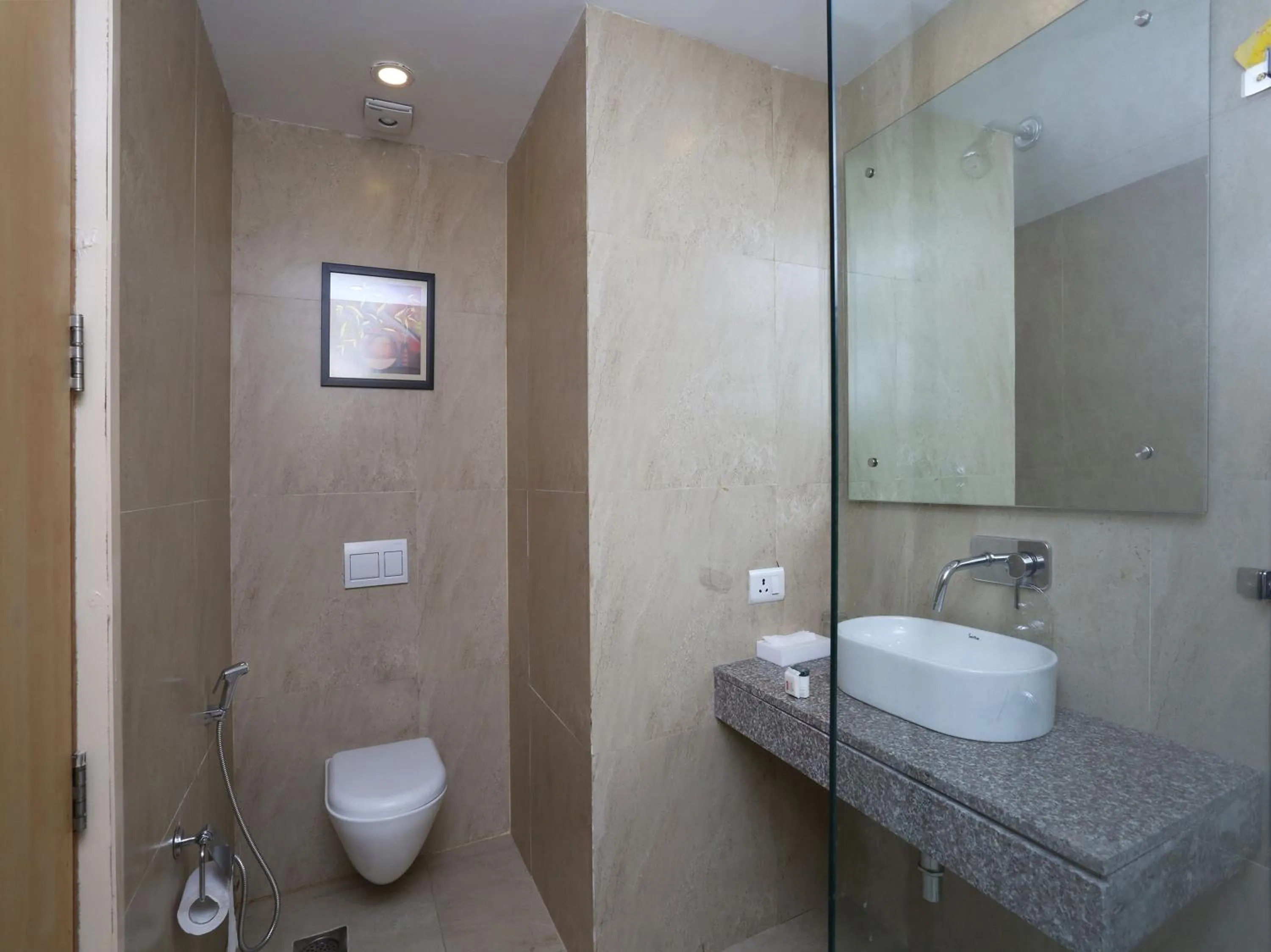 Bathroom in Four Leaf Service Suites, Haridwar