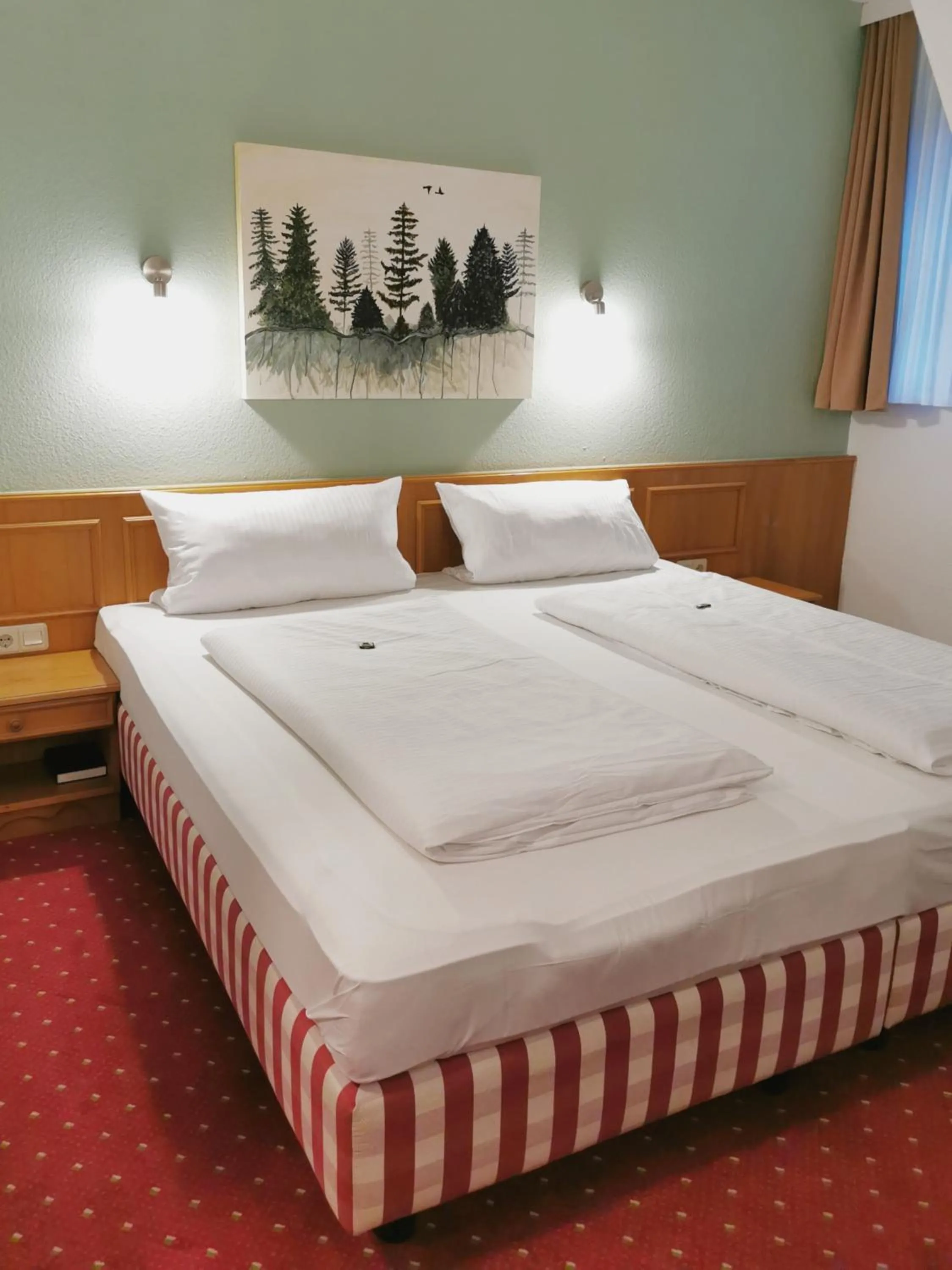 Photo of the whole room, Bed in Landhotel Ölmühle