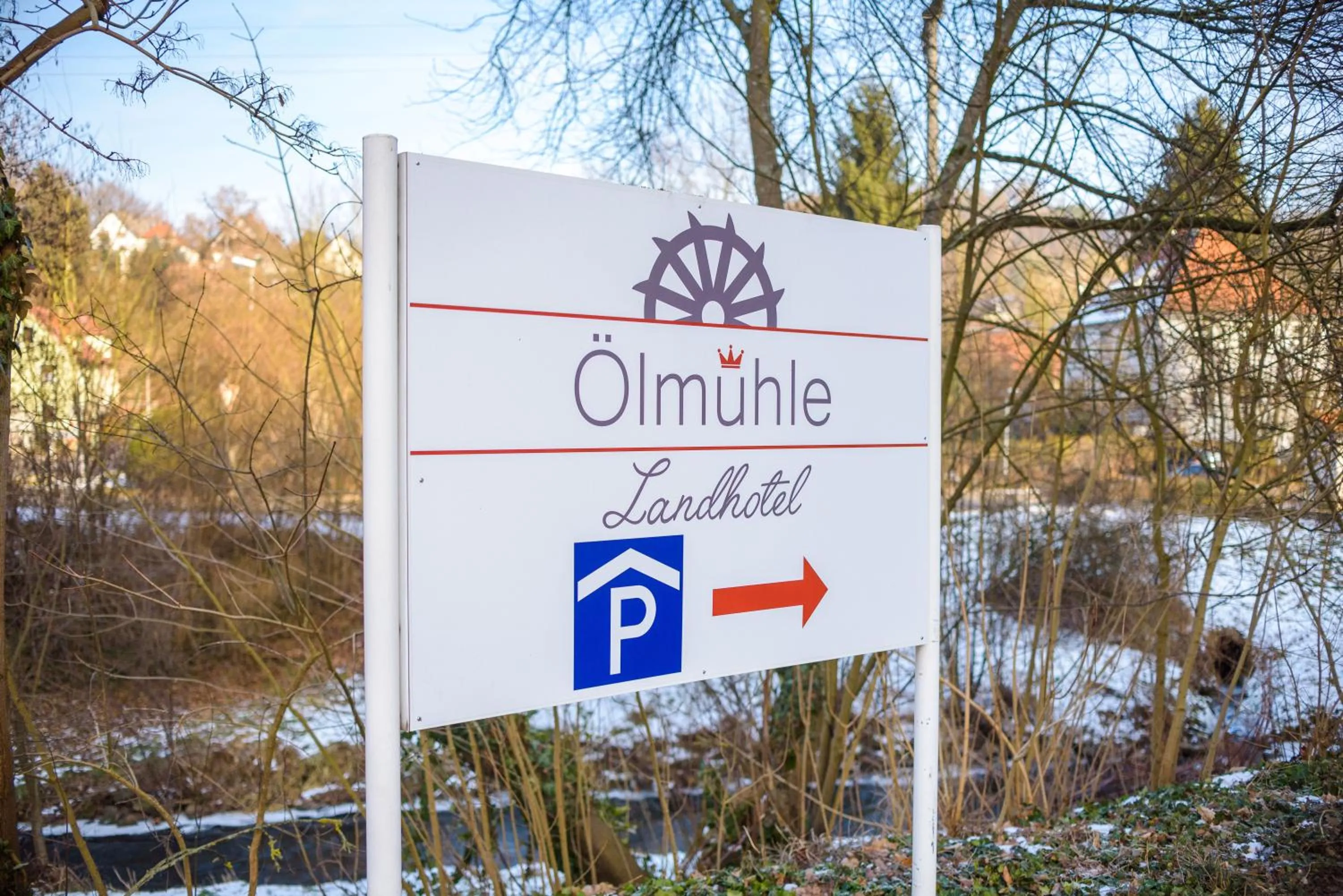 Parking in Landhotel Ölmühle