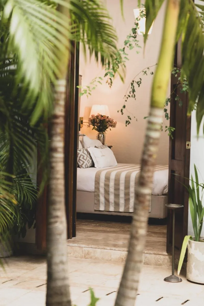 Living room, Bed in Hotel Boutique Casa Del Arzobispado