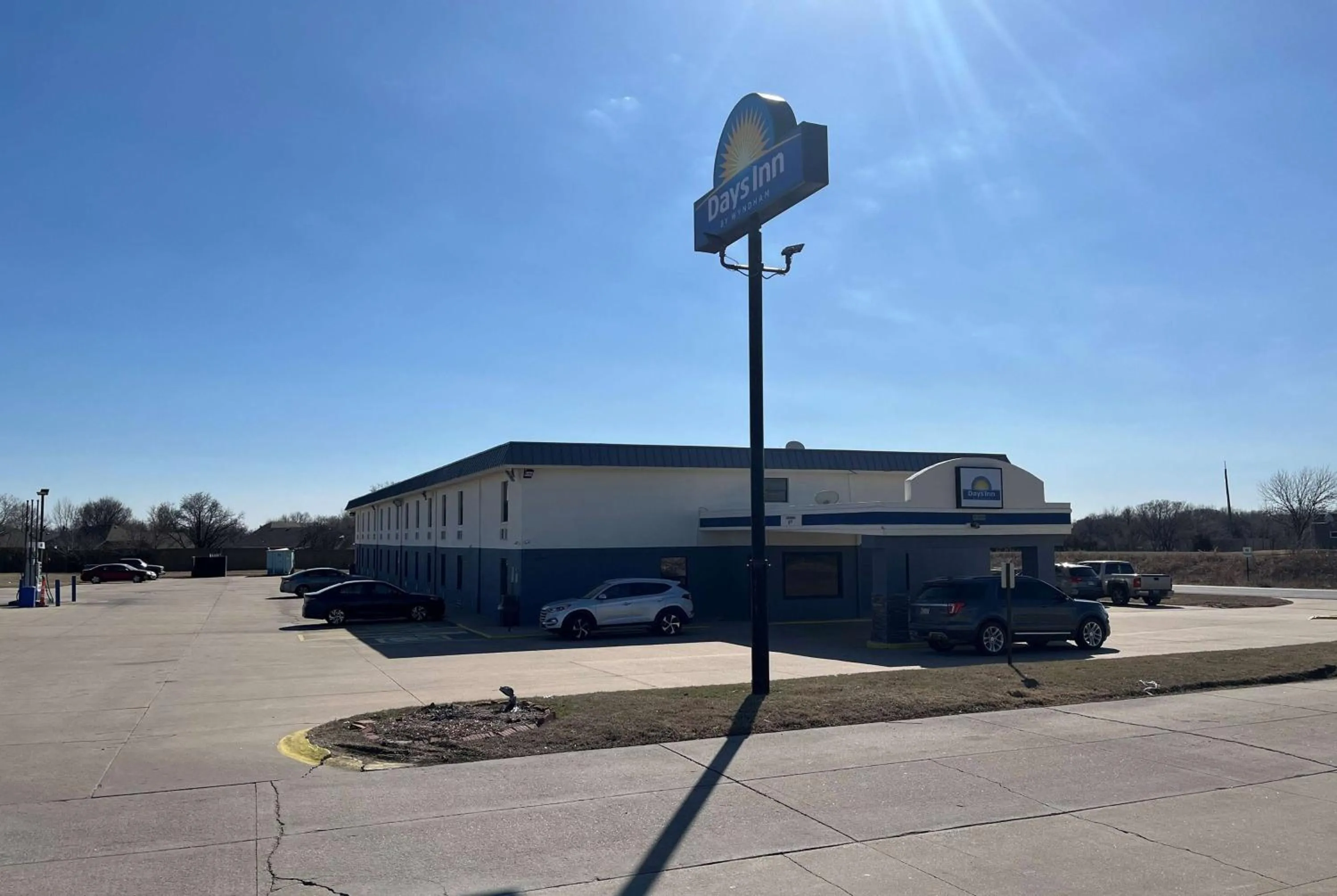 Property building in Days Inn by Wyndham Park City Kansas