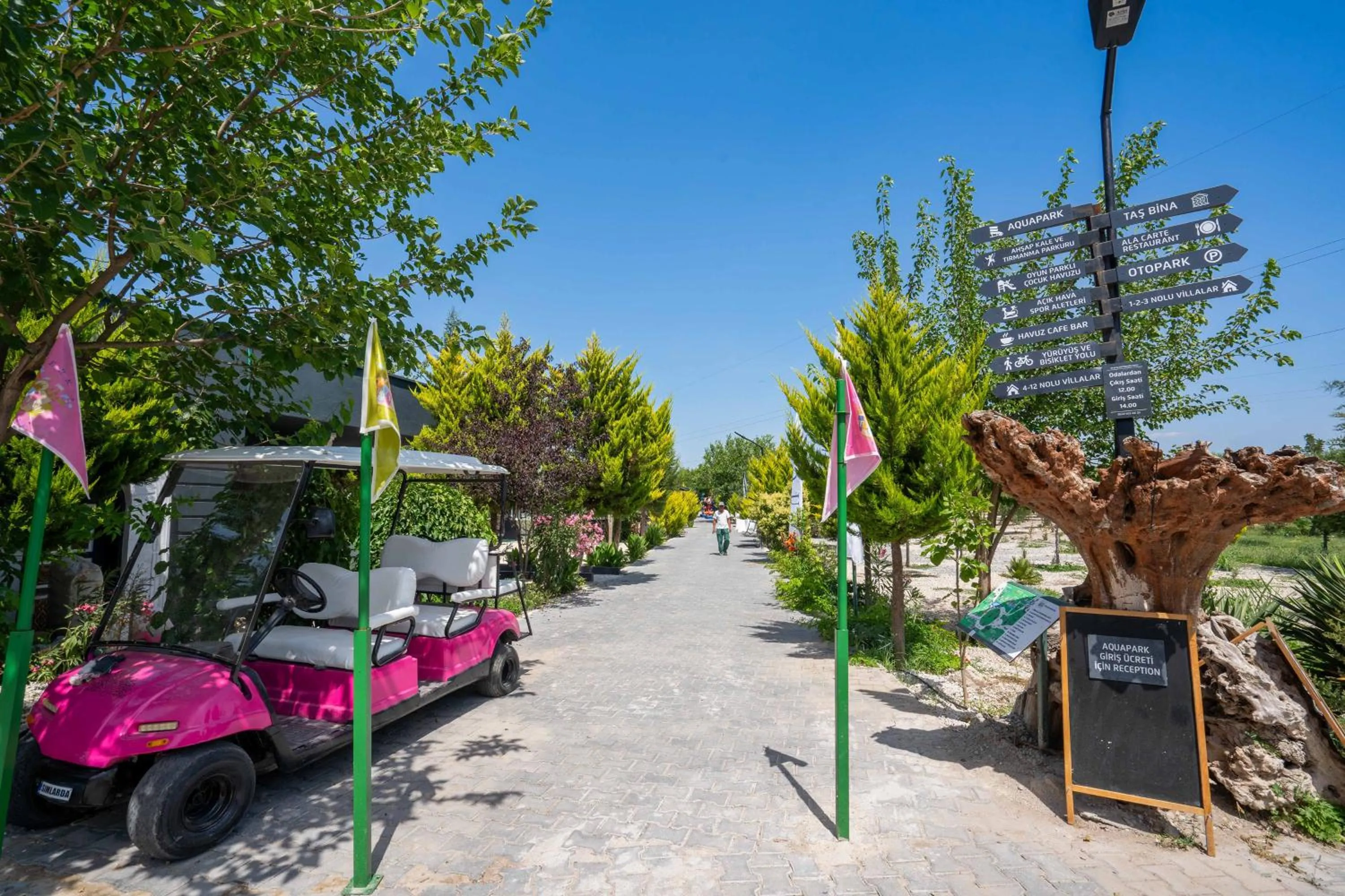 Natural landscape in simlarda aquapark otel