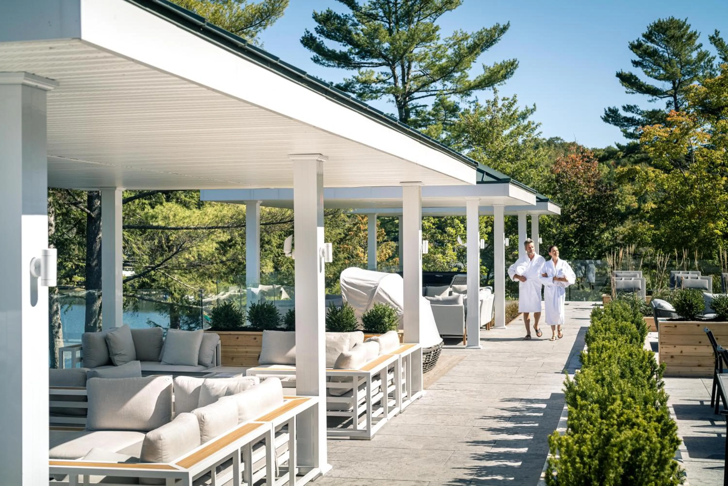 Patio in Ripplecove Hotel & Spa