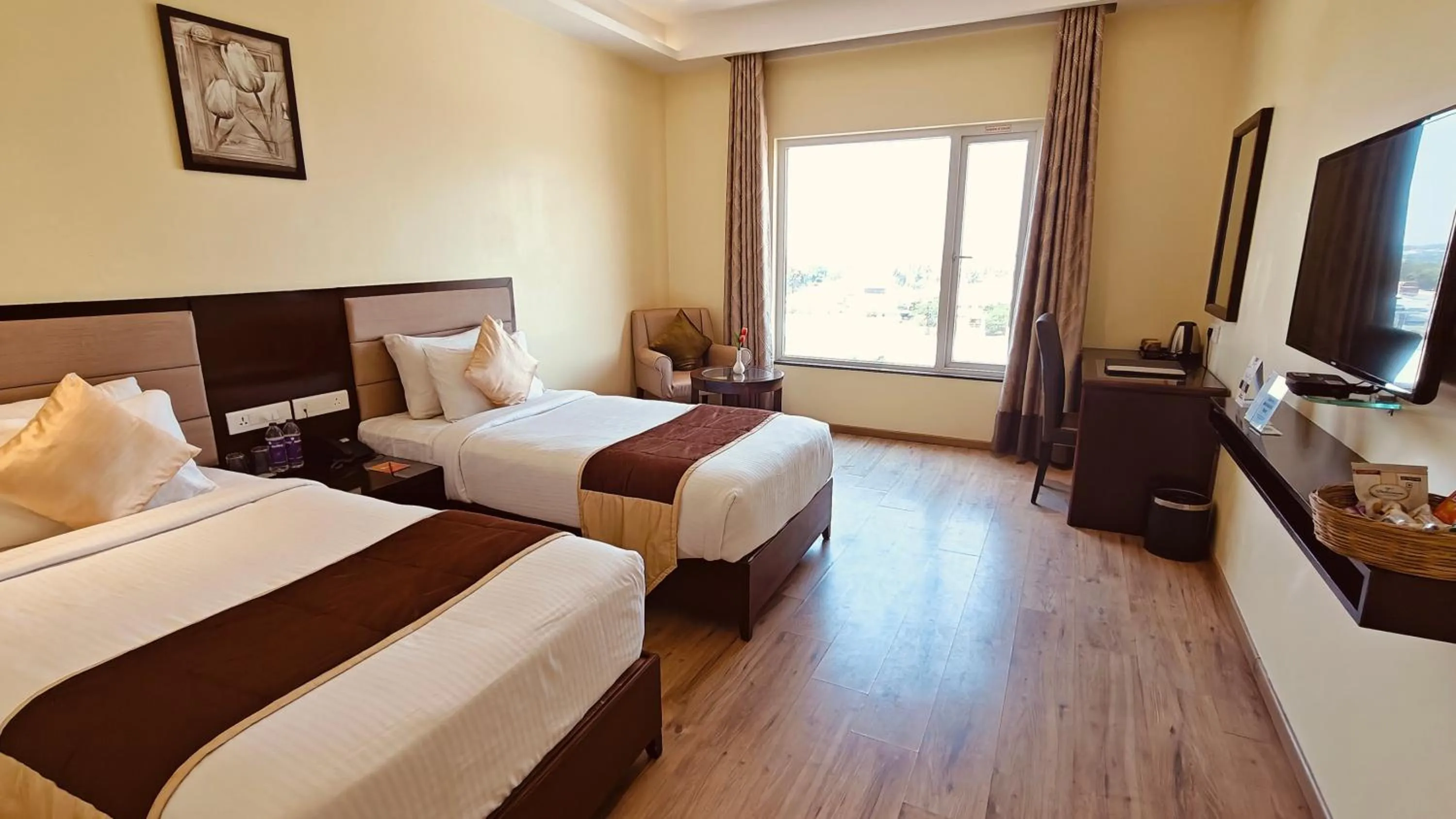 Bed in ASR Parklane, A Bergamont Hotel - Hosur