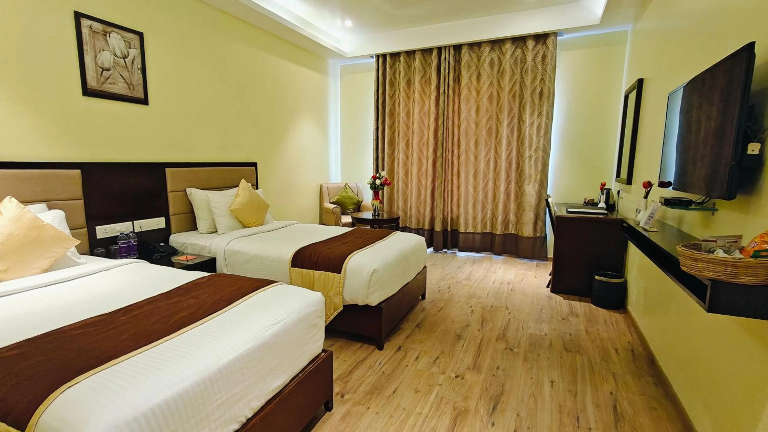 Bed in ASR Parklane, A Bergamont Hotel - Hosur