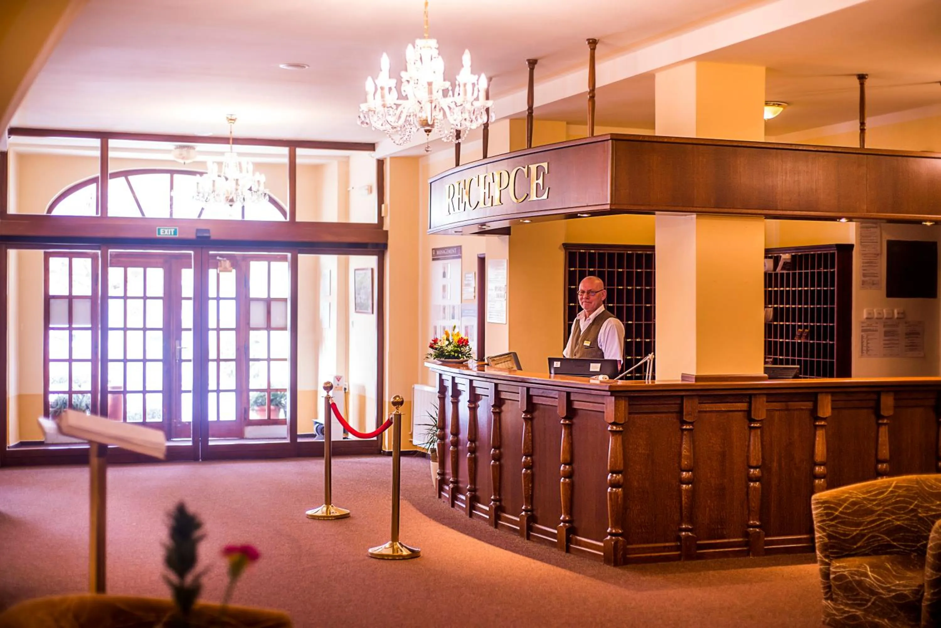 Lobby or reception in Spa Hotel Goethe