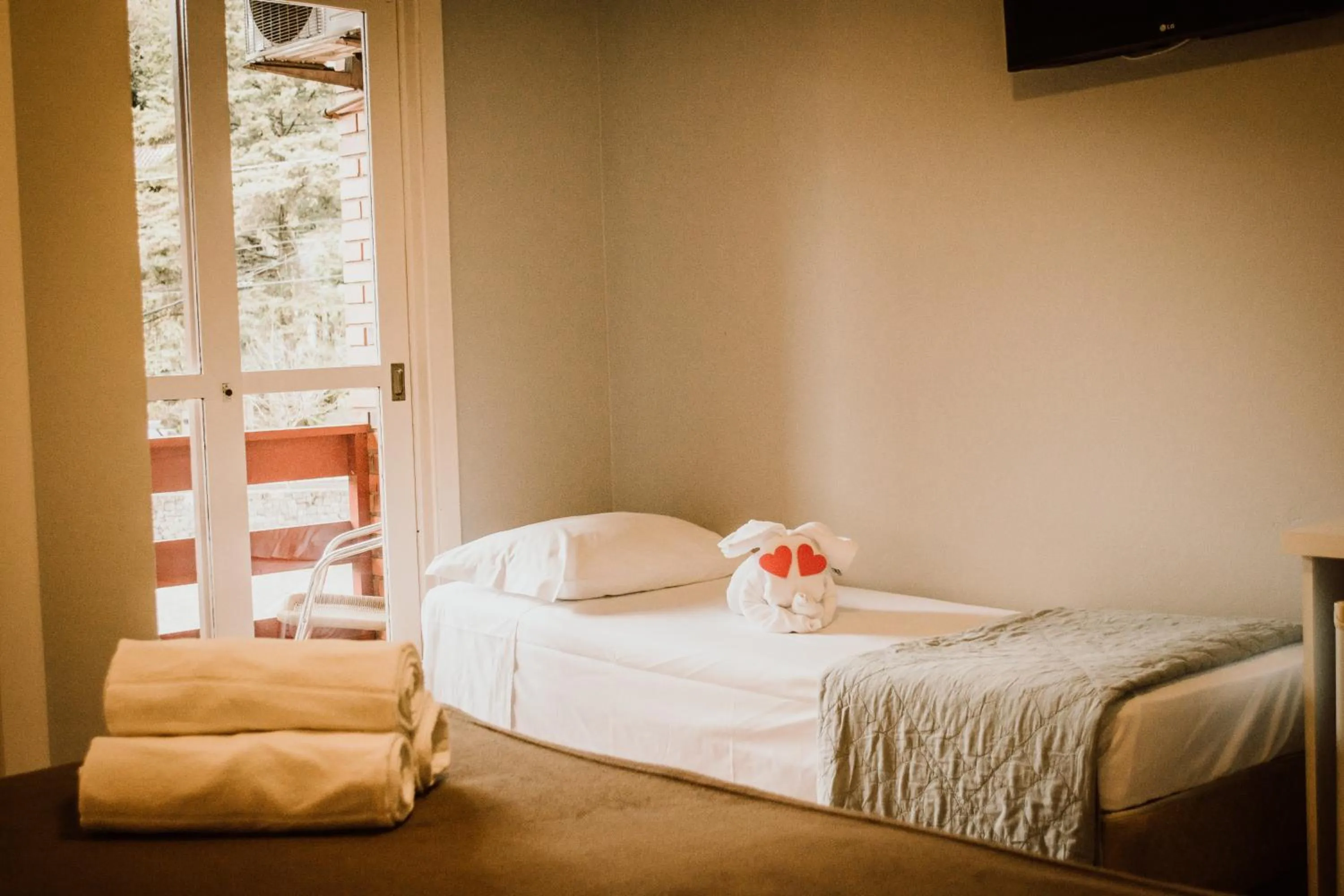 Bed in Hotel Colina São Francisco