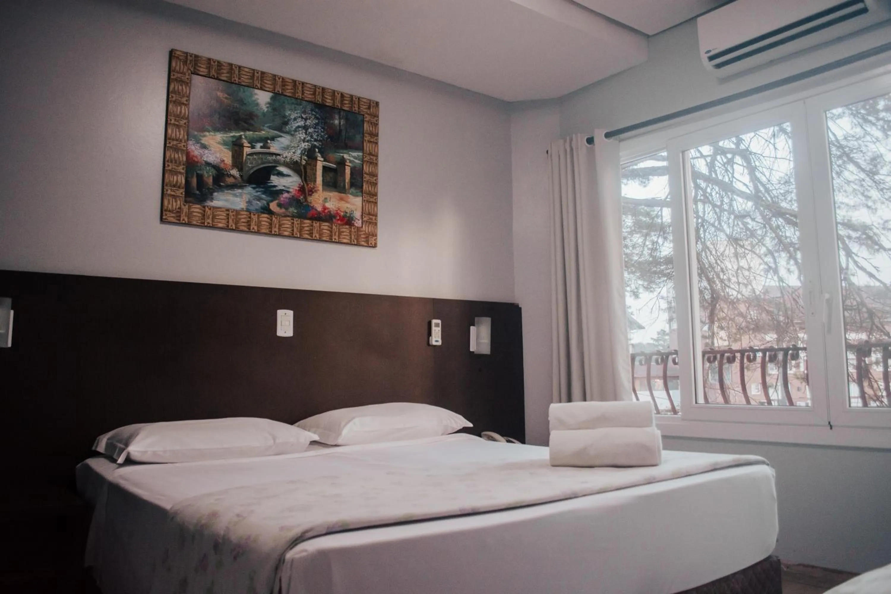 Bed in Hotel Colina São Francisco