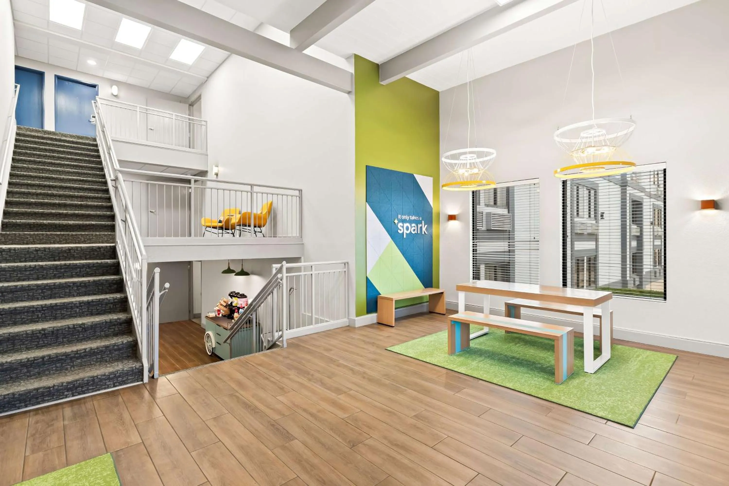 Lobby or reception in Spark by Hilton Wichita East