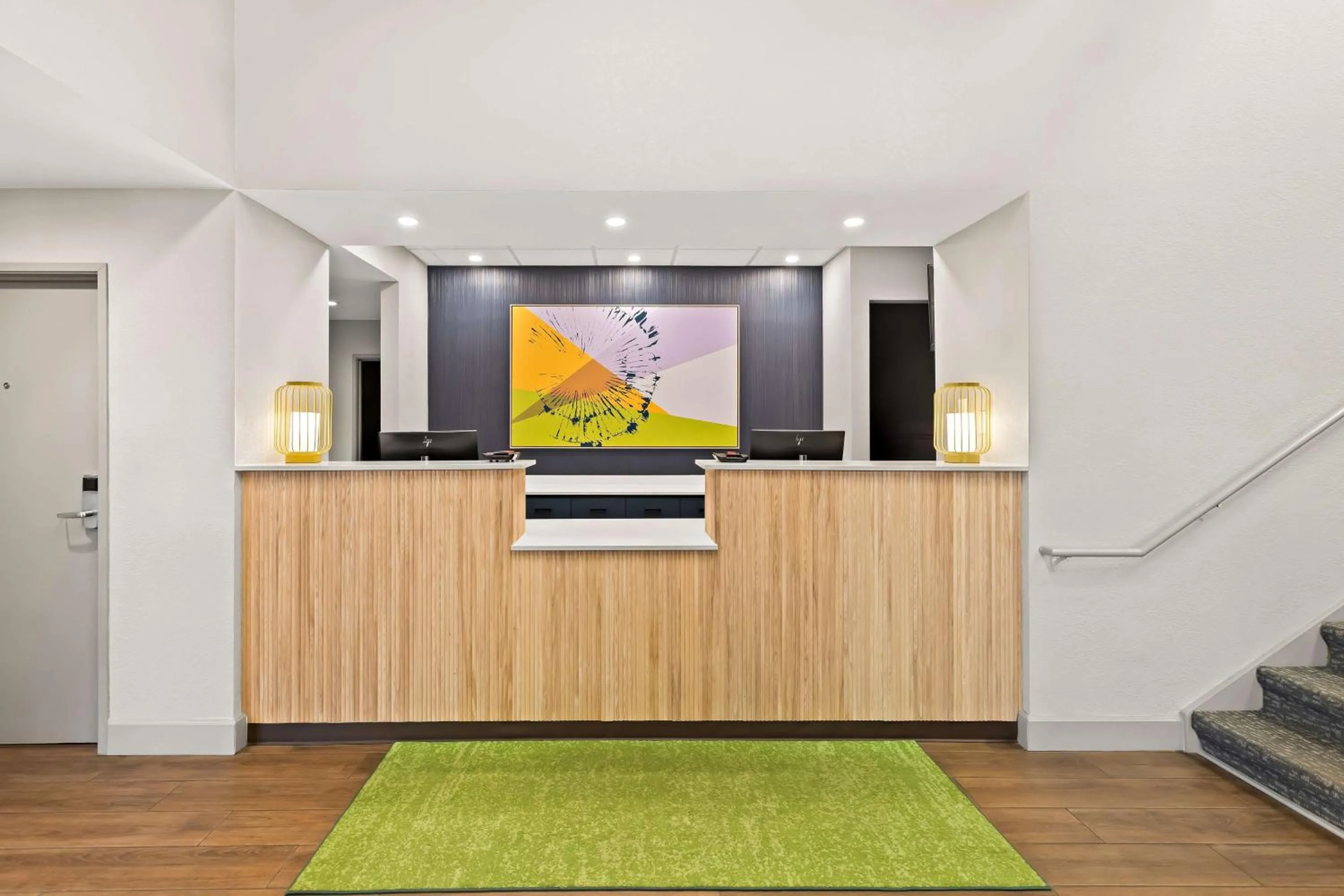 Lobby or reception in Super 8 by Wyndham Wichita East