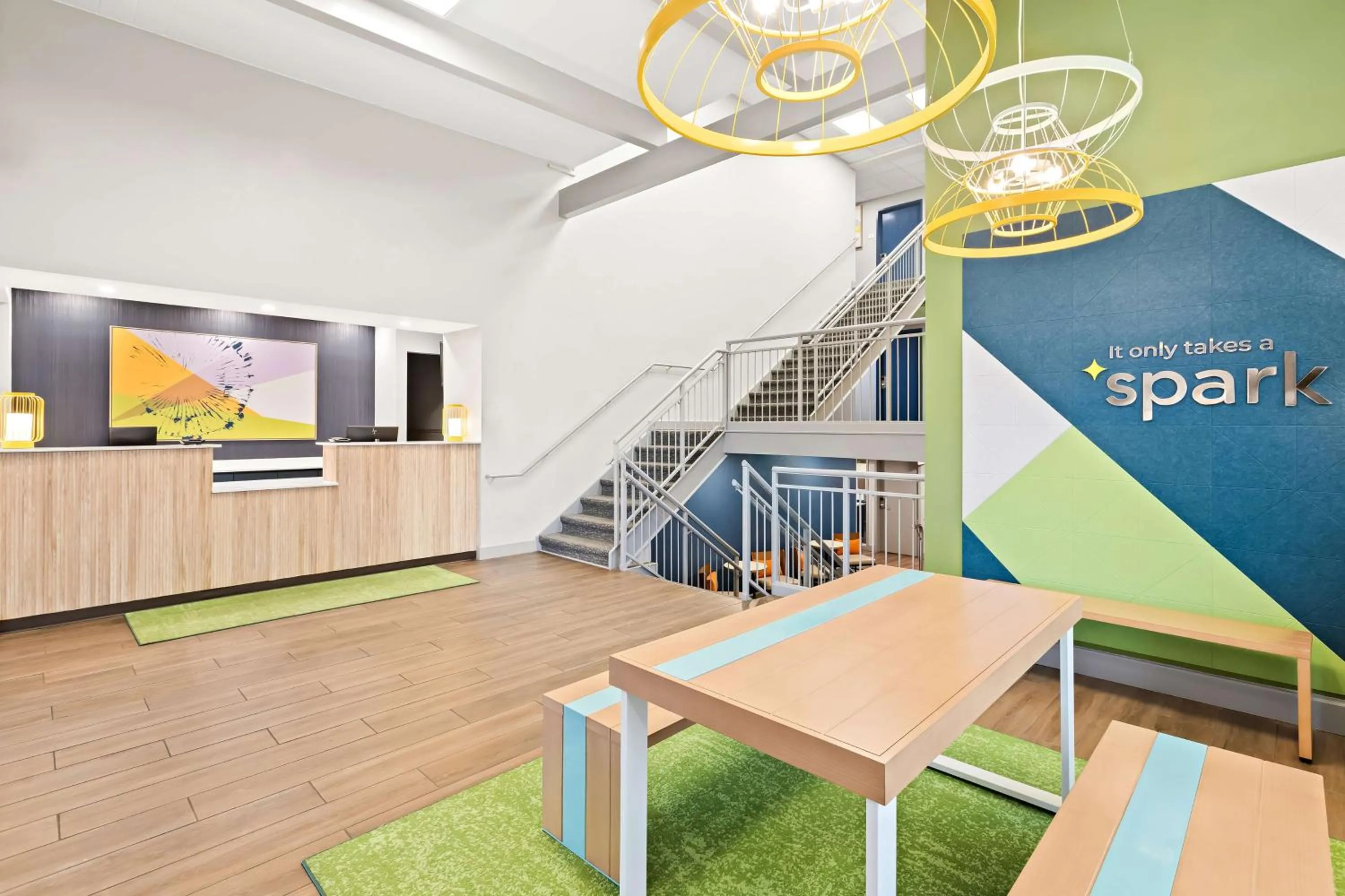 Lobby or reception in Spark by Hilton Wichita East