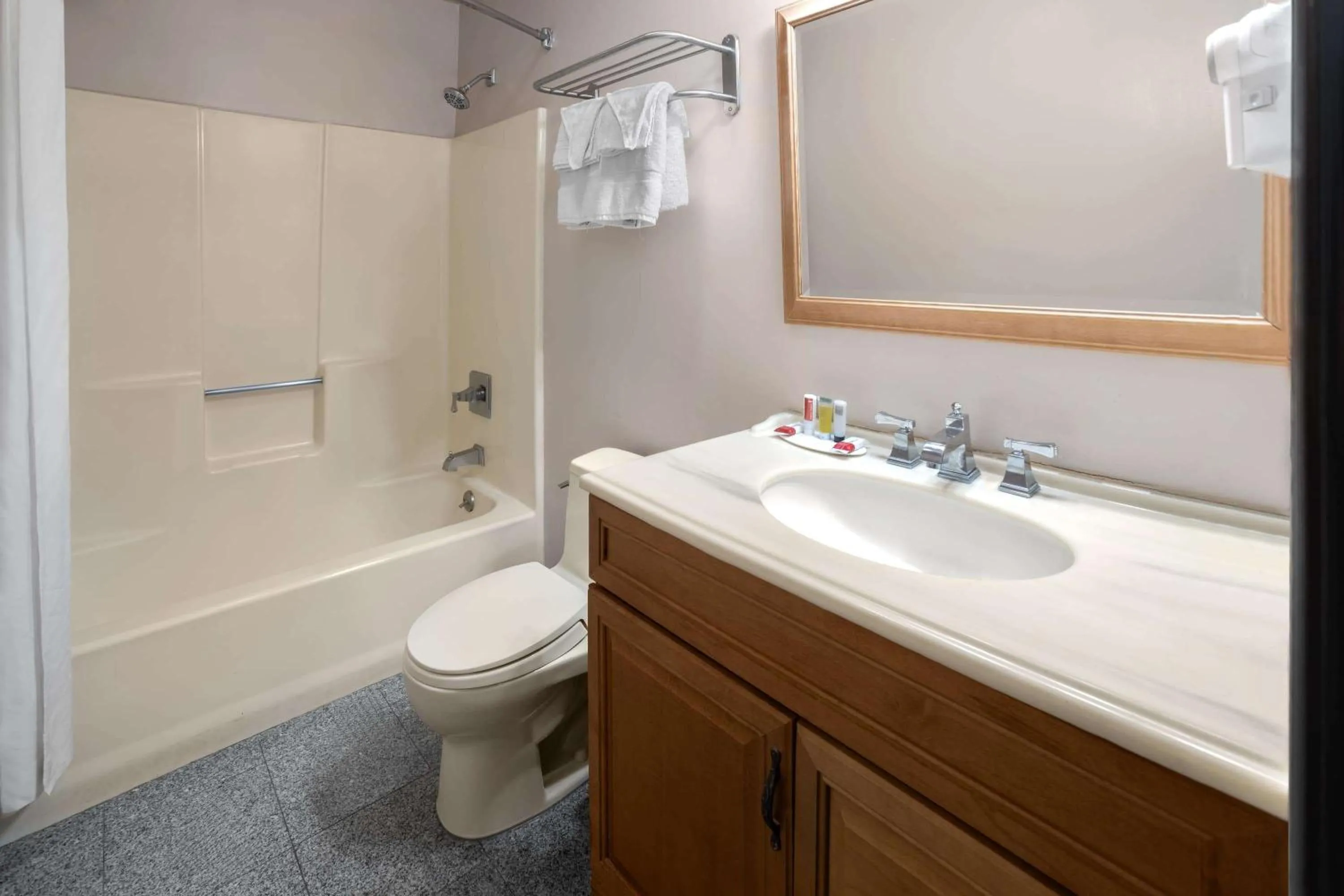 Bathroom in Days Inn by Wyndham Wurtsboro