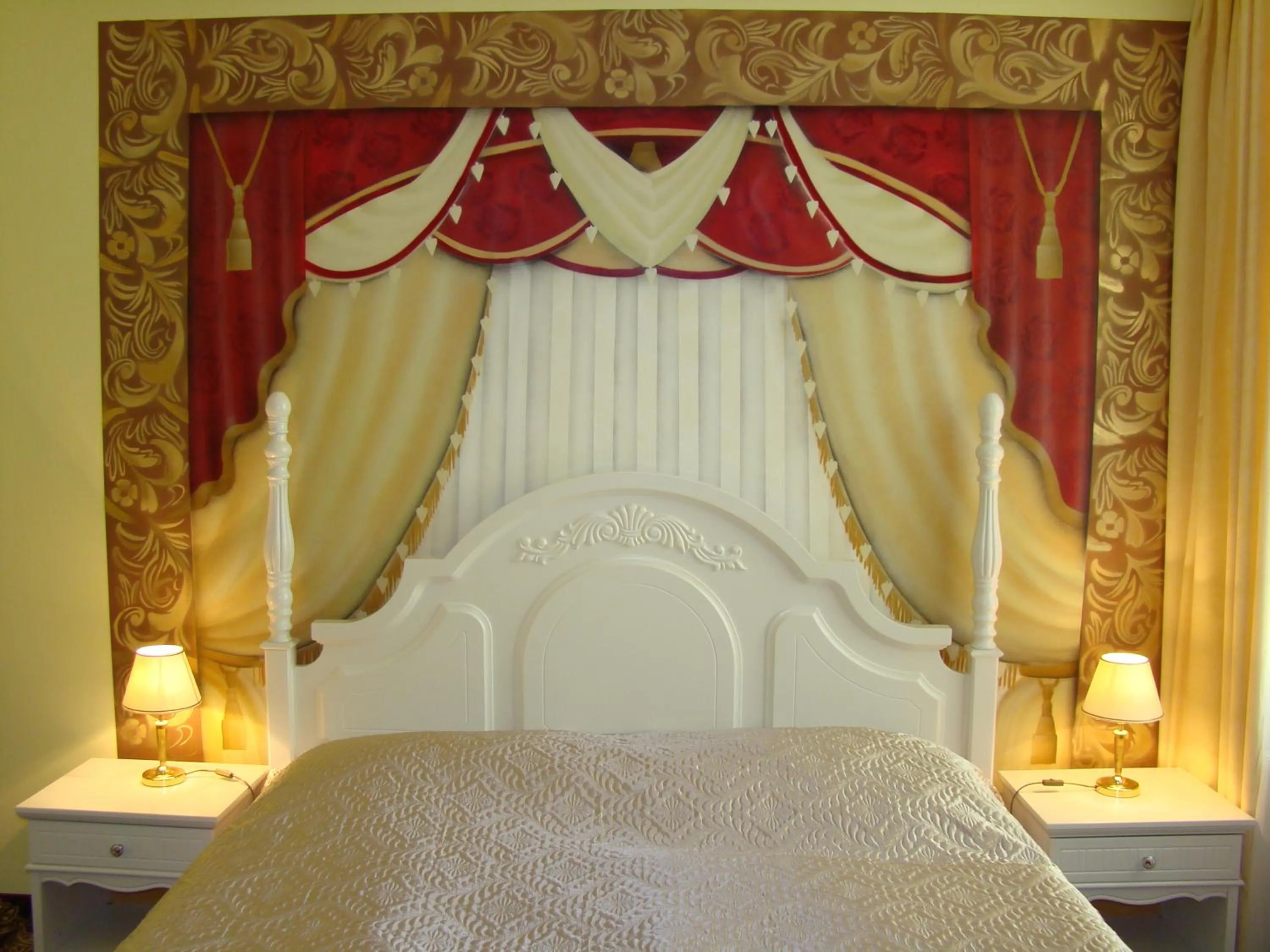 Decorative detail, Bed in Hotel Saint Petersburg