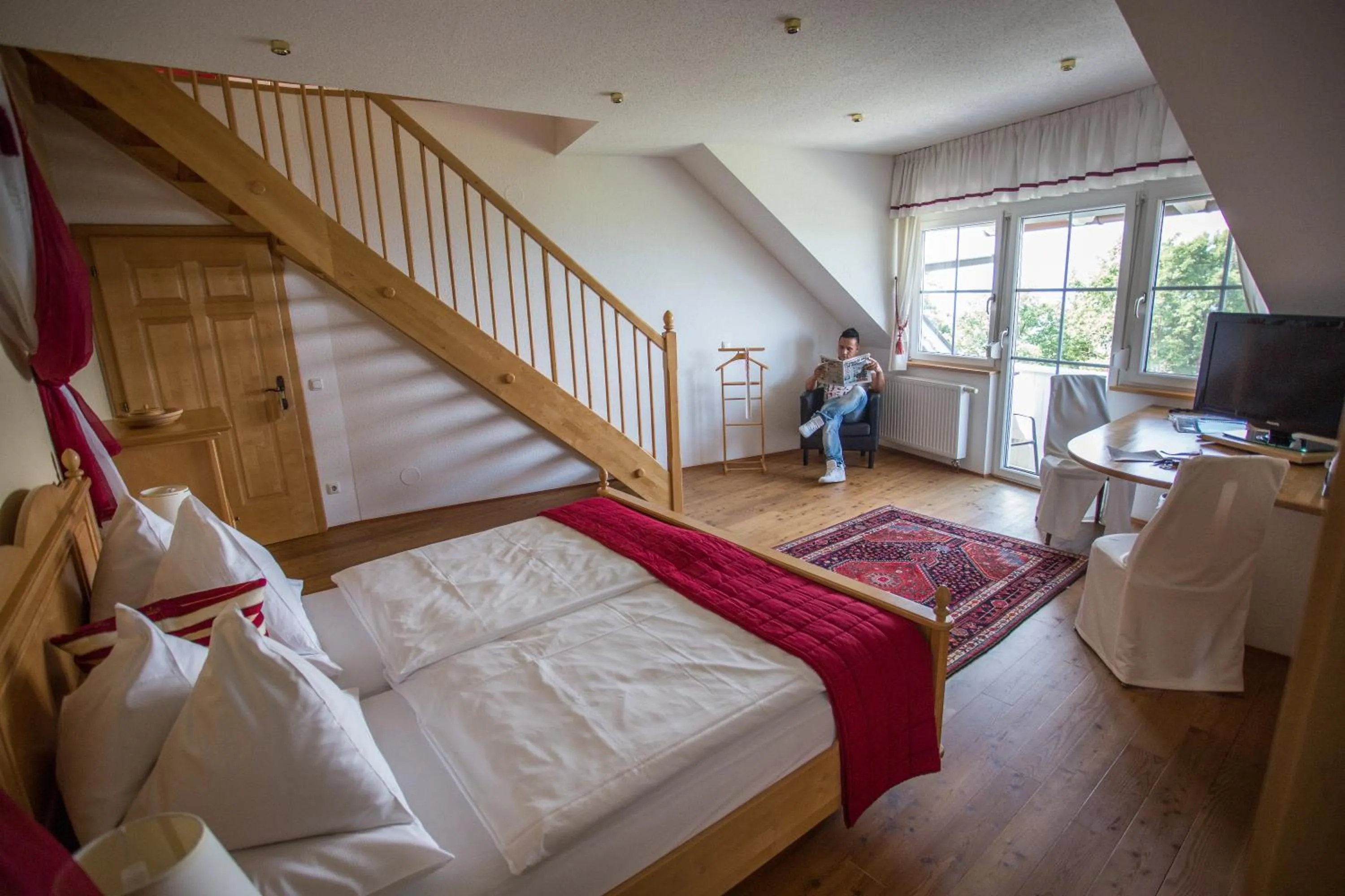 Photo of the whole room, Bed in Panoramahotel Steirerland