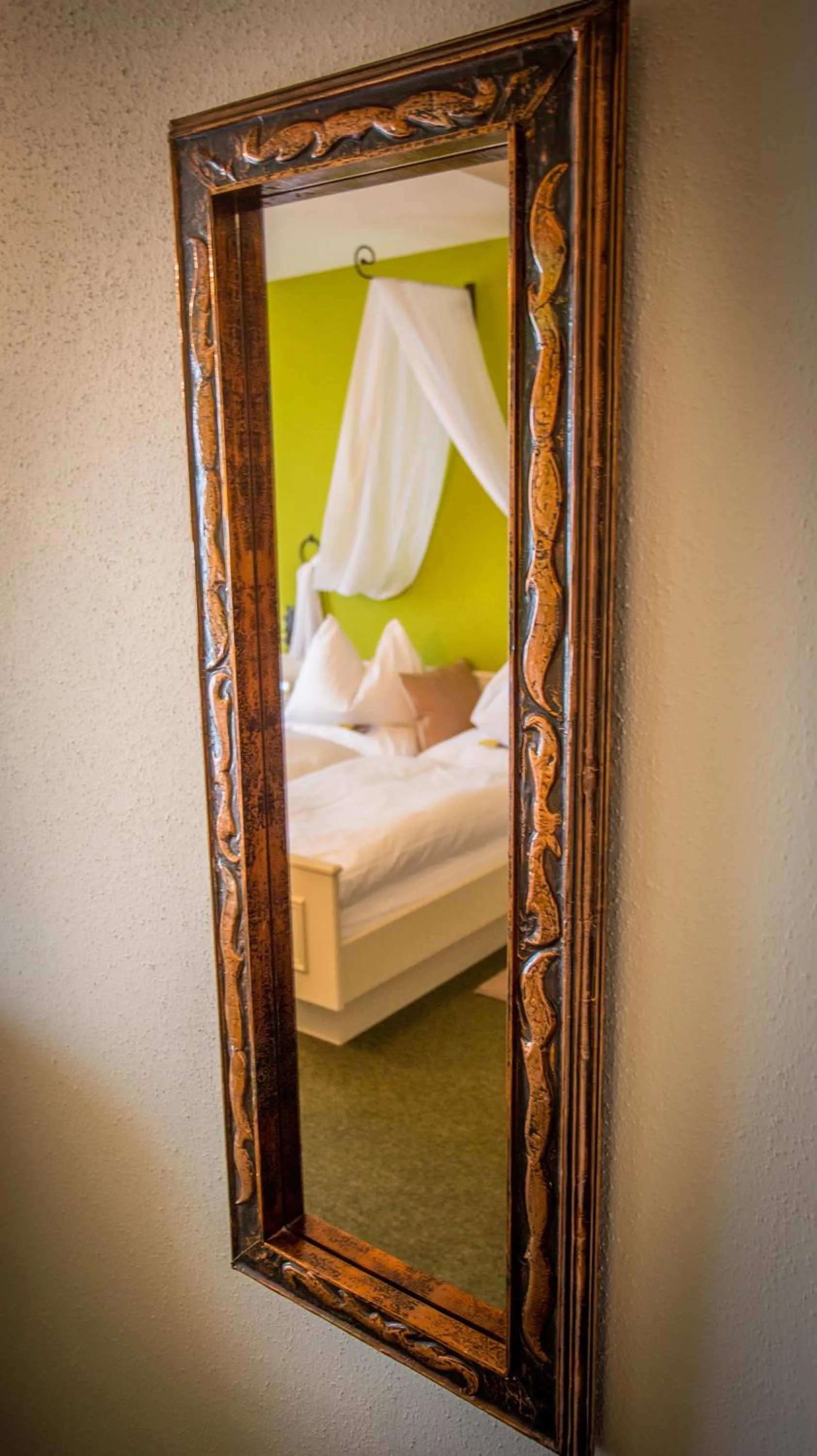 Decorative detail, Bed in Panoramahotel Steirerland