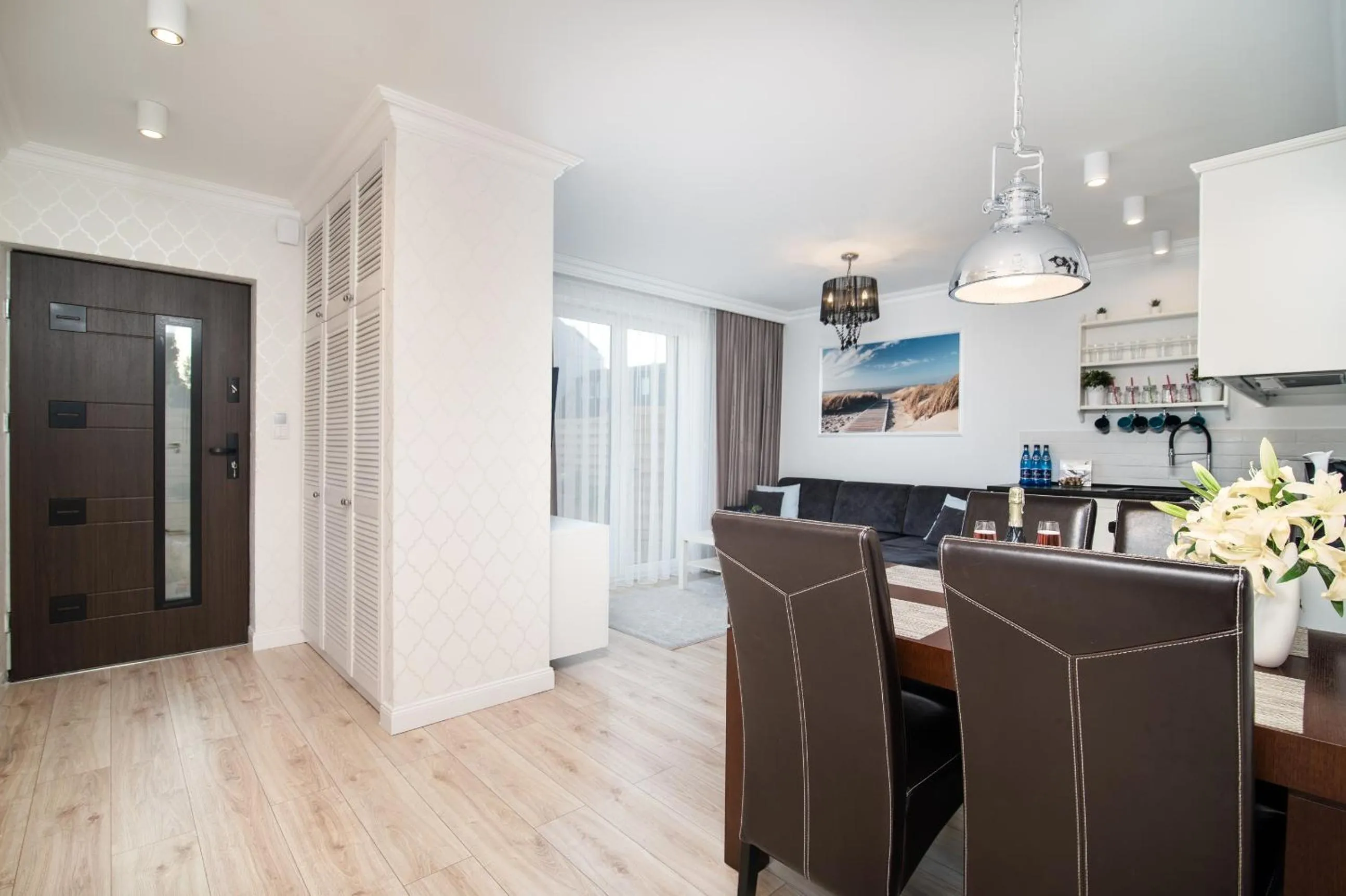 Kitchen or kitchenette in Apartamenty Relax