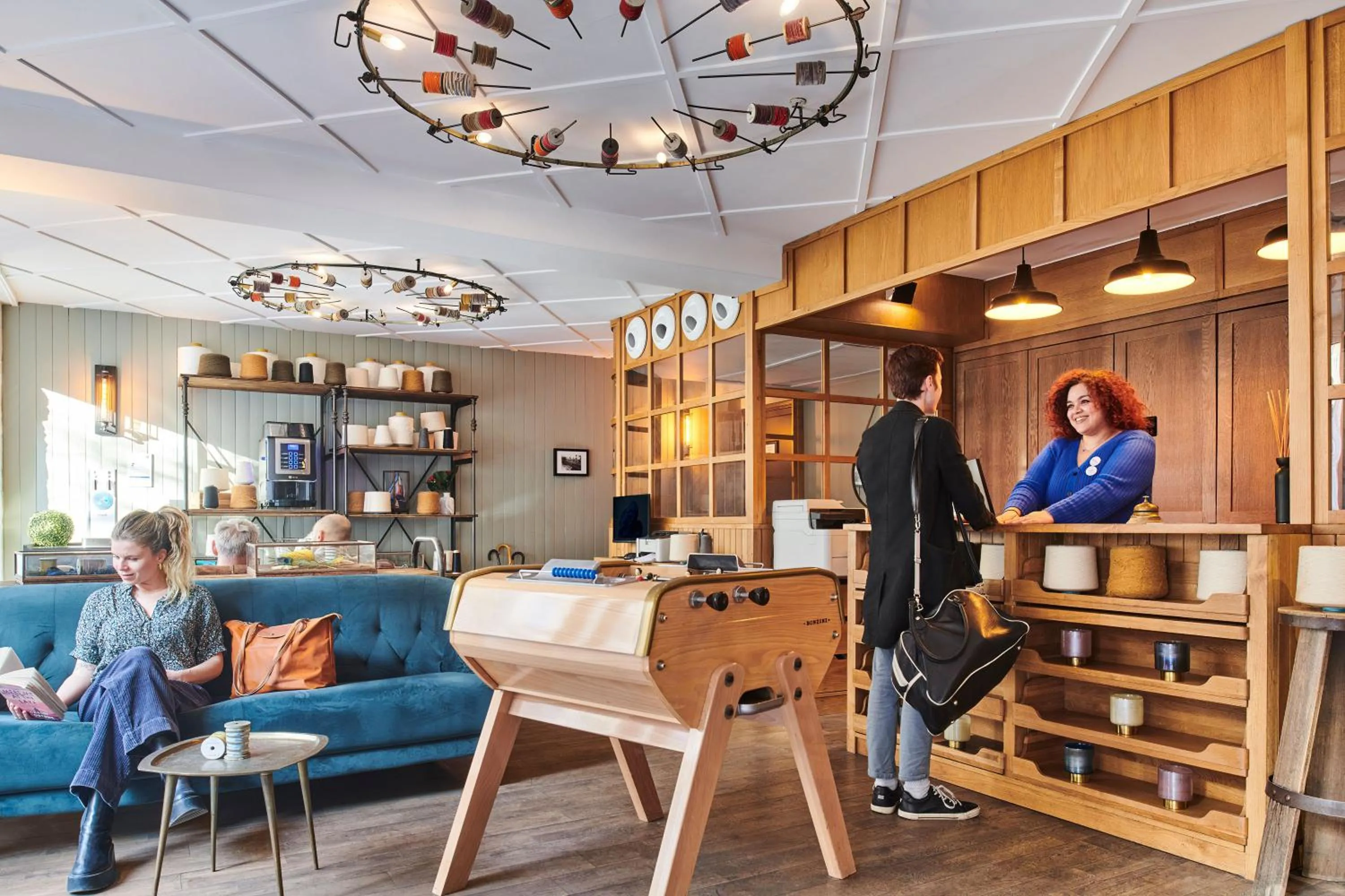 Lobby or reception in Hôtel Silky by HappyCulture