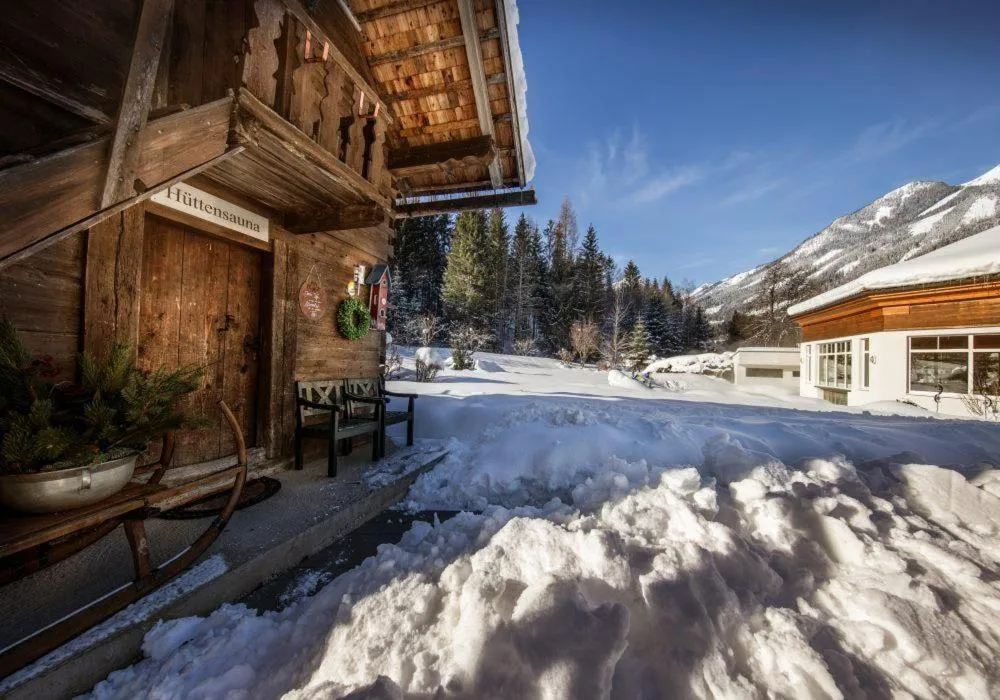 Natural landscape in Relax- & Wanderhotel Poppengut