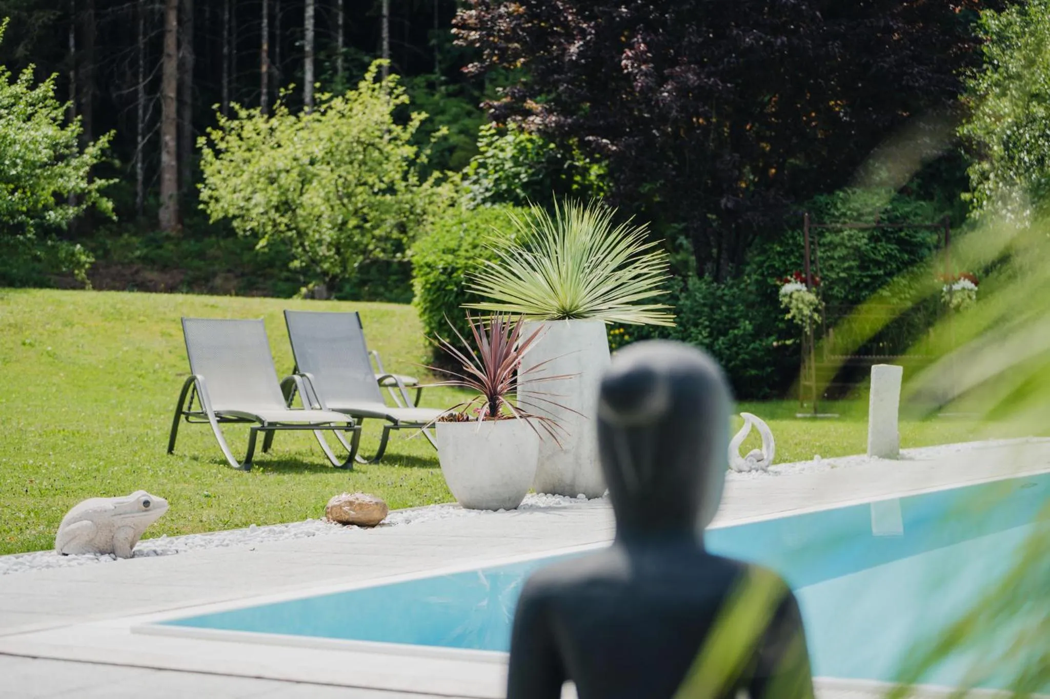 Garden in Relax- & Wanderhotel Poppengut