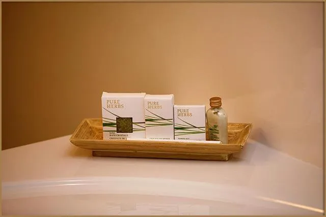 Bathroom in Relax- & Wanderhotel Poppengut