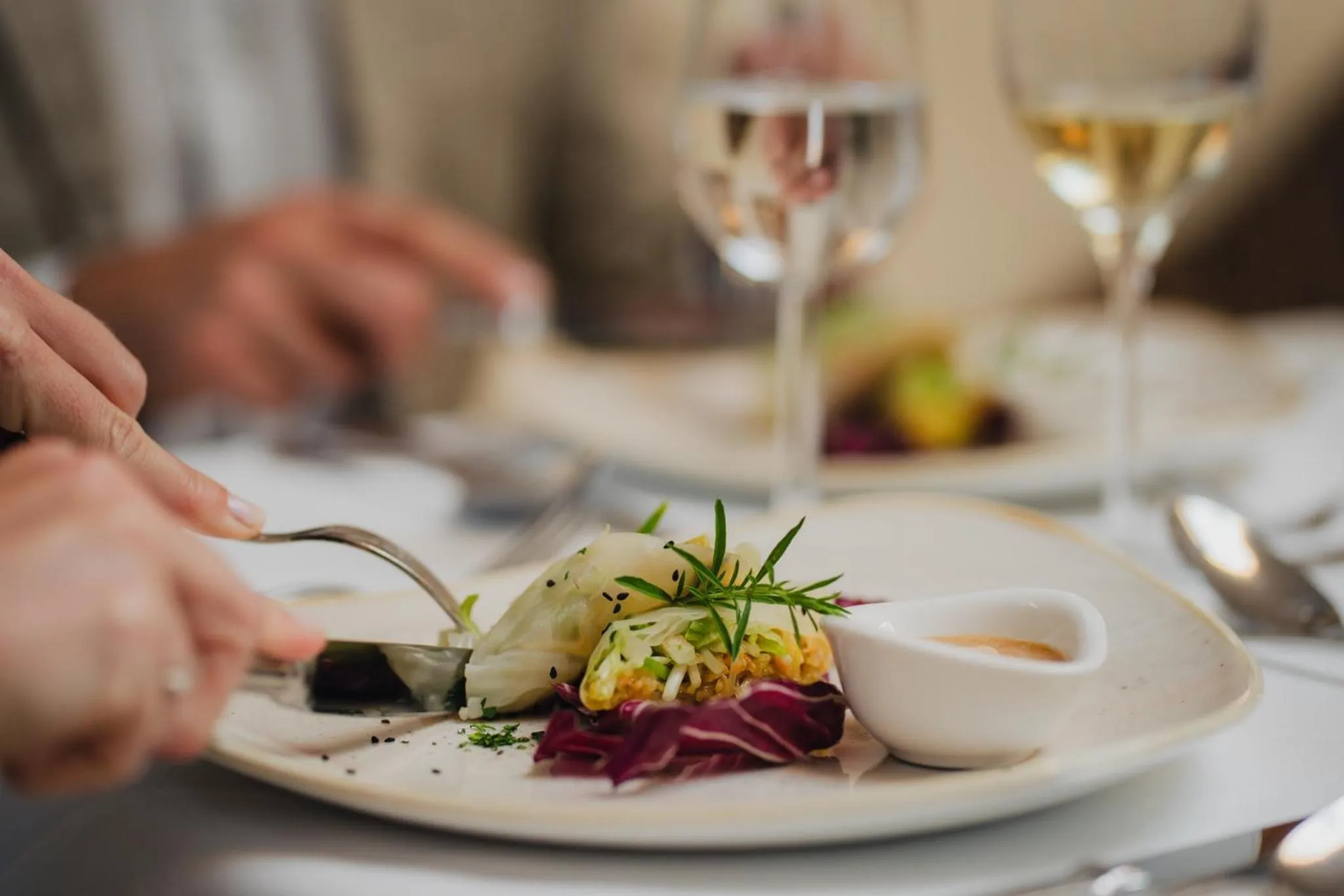 Restaurant/places to eat in Relax- & Wanderhotel Poppengut