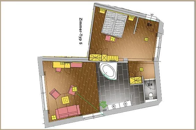Floor plan in Relax- & Wanderhotel Poppengut