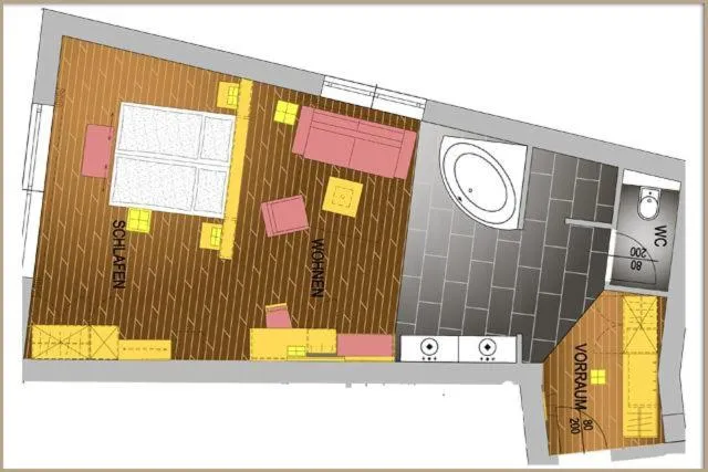 Floor plan in Relax- & Wanderhotel Poppengut