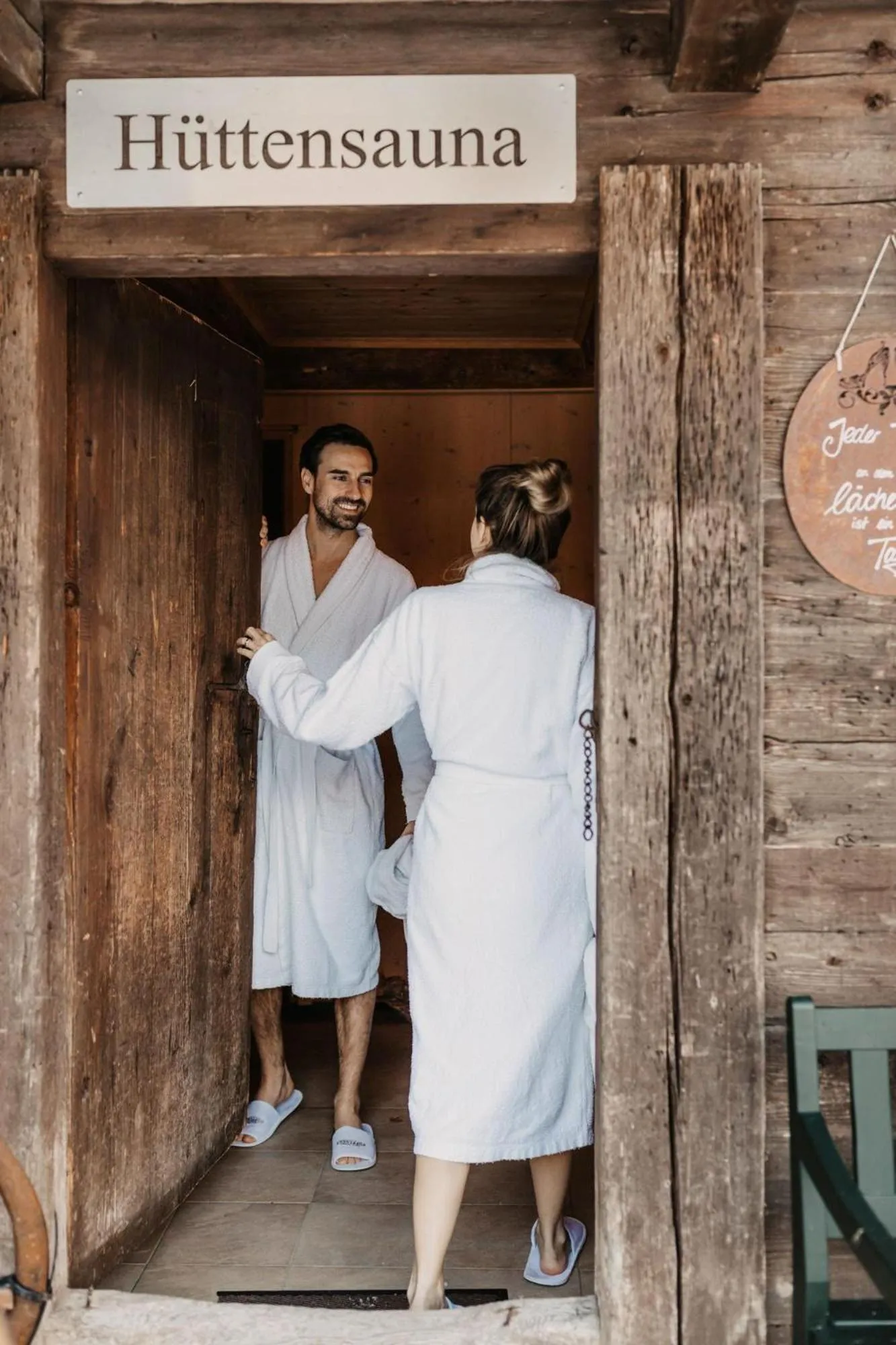 Sauna in Relax- & Wanderhotel Poppengut