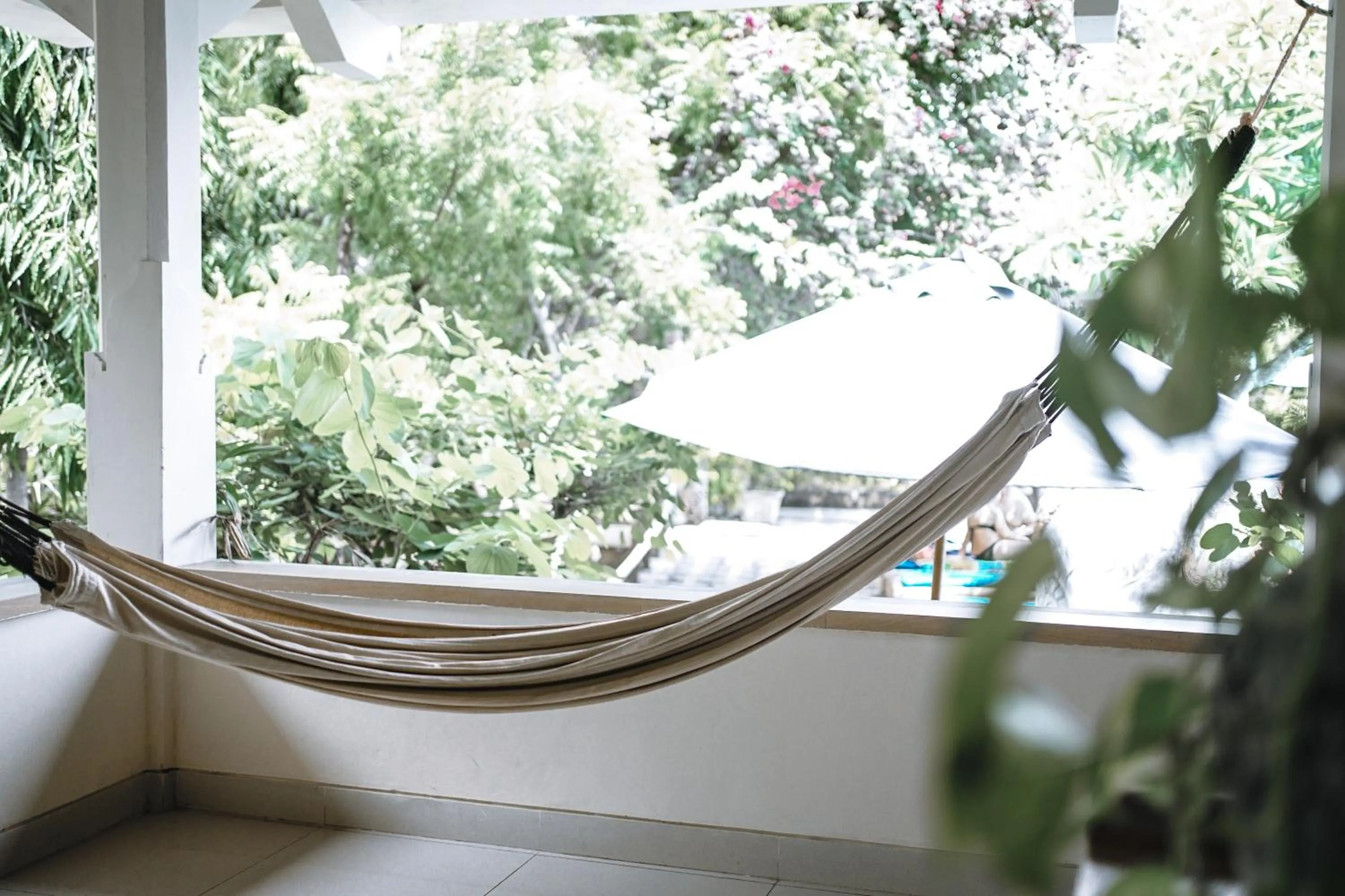 Patio in Amed Cafe & Hotel Kebun Wayan