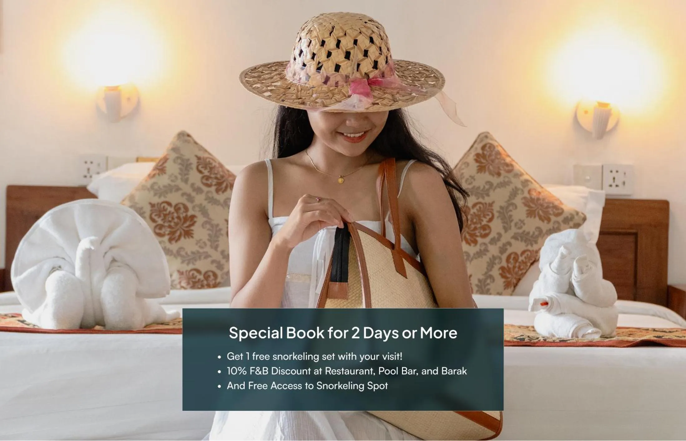 Bedroom in Amed Cafe & Hotel Kebun Wayan