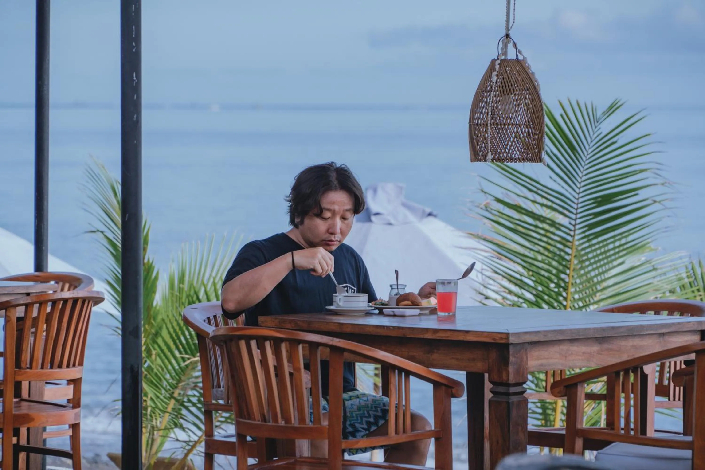 Restaurant/places to eat in Amed Cafe & Hotel Kebun Wayan