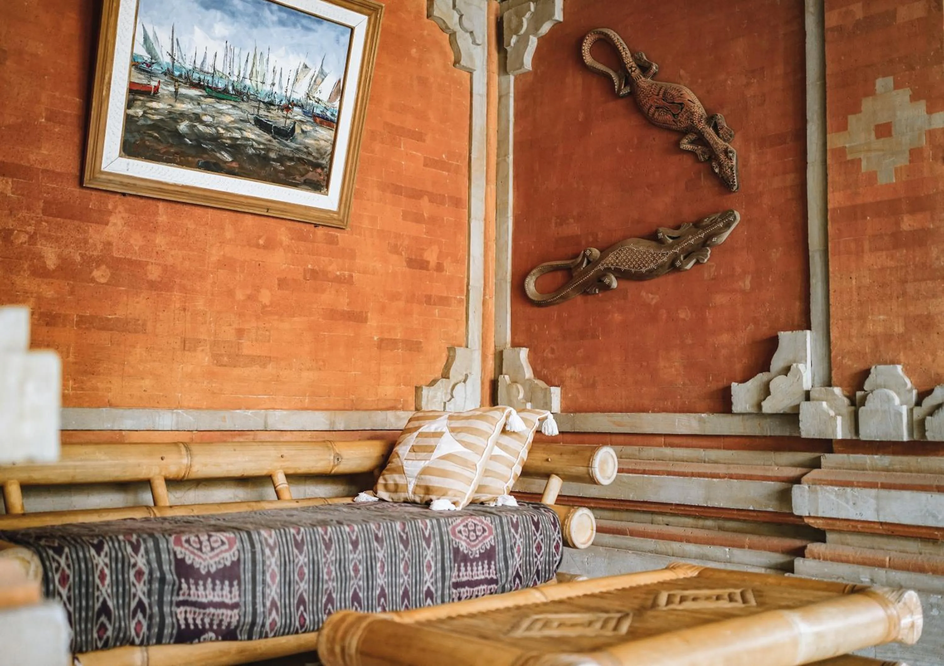 Balcony/Terrace in Amed Cafe & Hotel Kebun Wayan