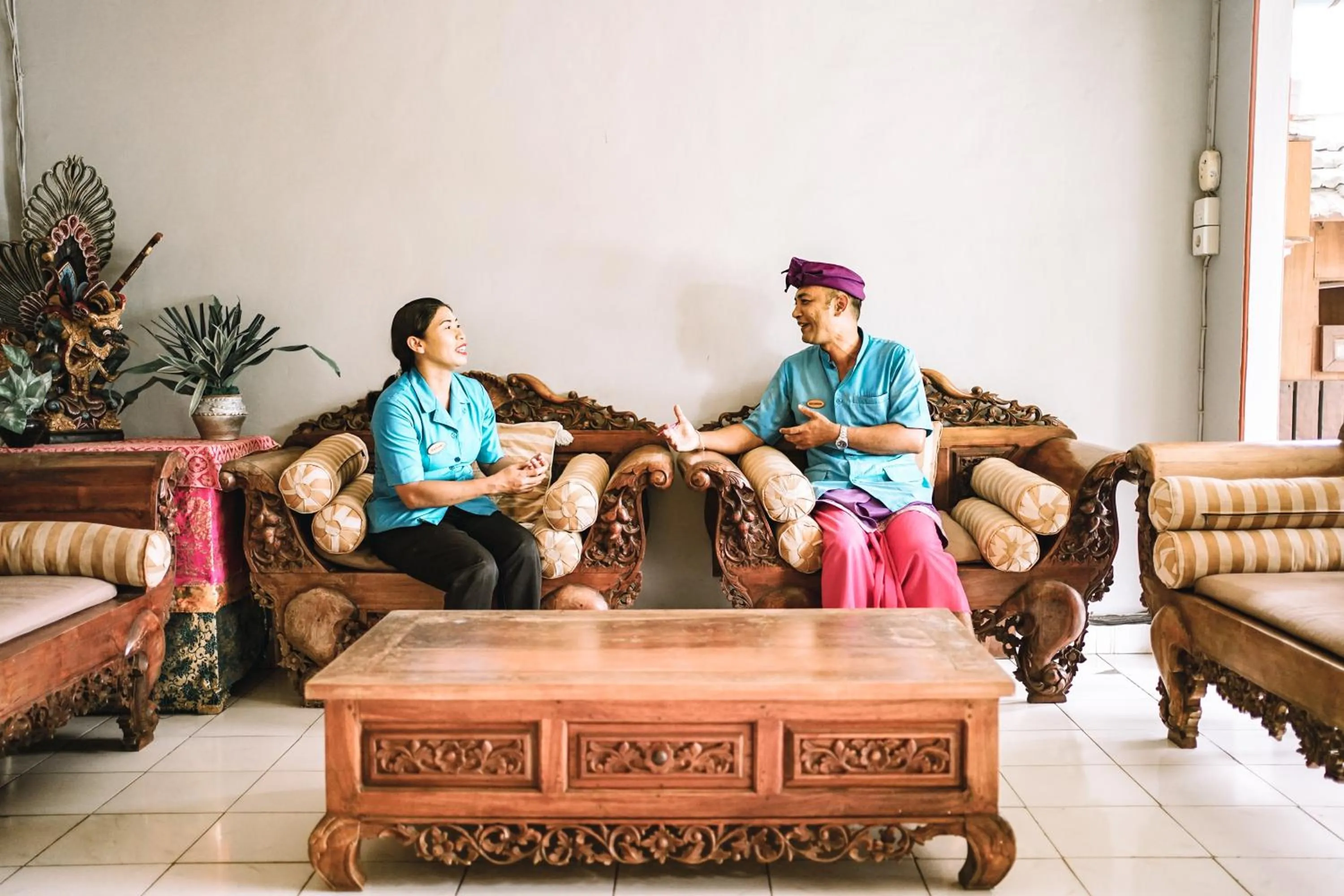 Staff in Amed Cafe & Hotel Kebun Wayan