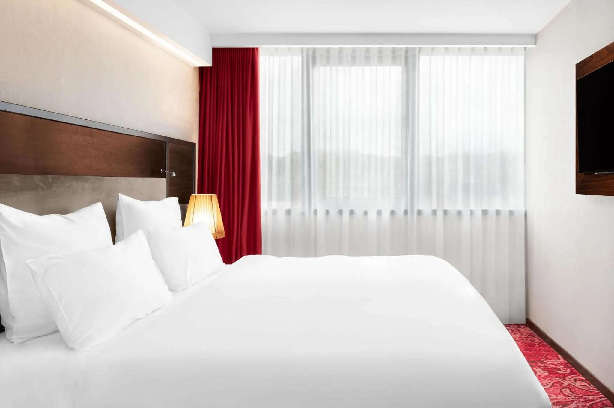 Bed in Movenpick hotel Sarajevo