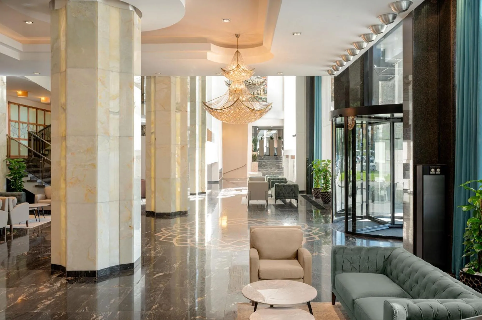 Lobby or reception in Movenpick hotel Sarajevo