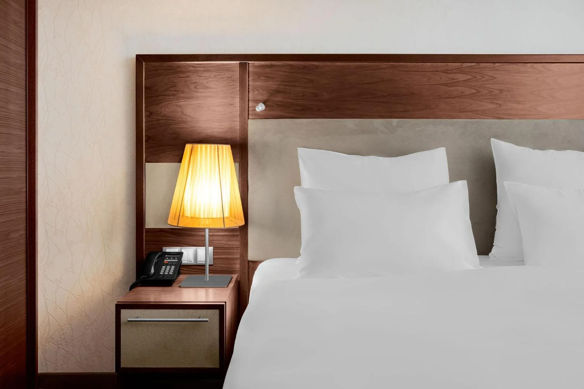 Bed in Movenpick hotel Sarajevo