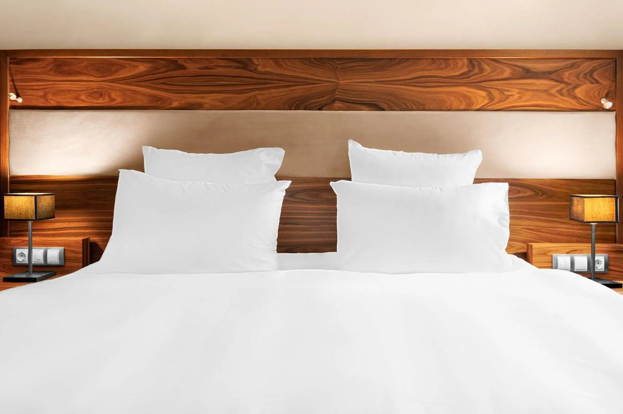 Bed in Movenpick hotel Sarajevo