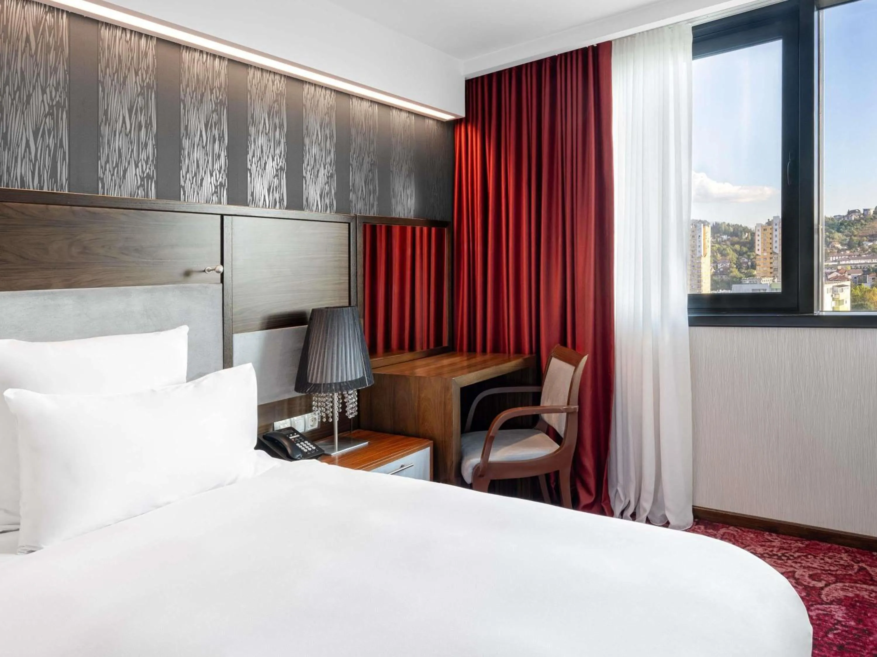 Bedroom, Bed in Movenpick hotel Sarajevo