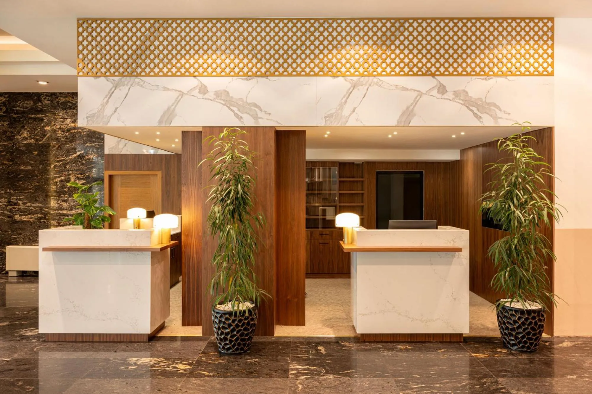 Lobby or reception in Movenpick hotel Sarajevo