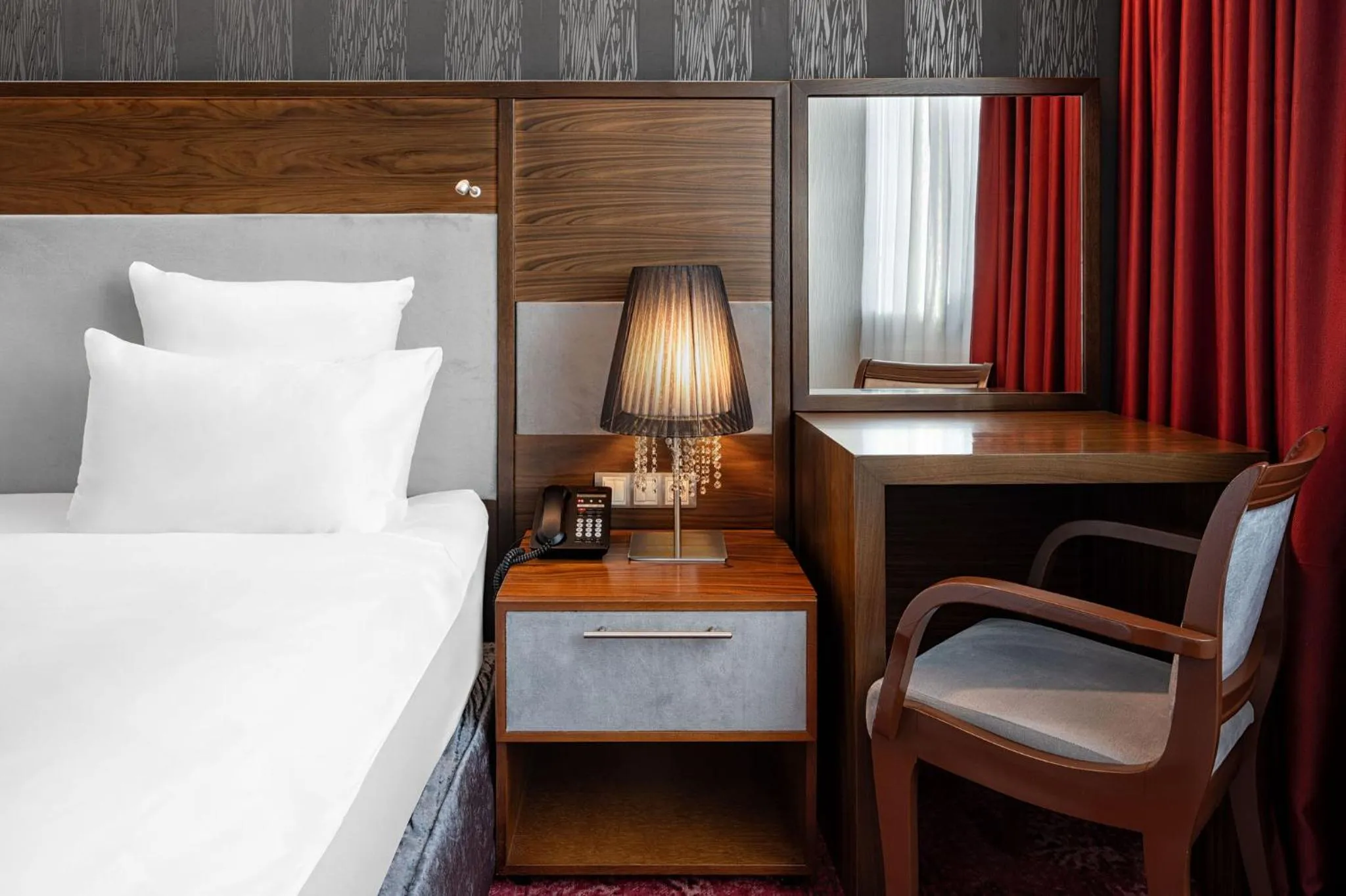 Bed in Movenpick hotel Sarajevo