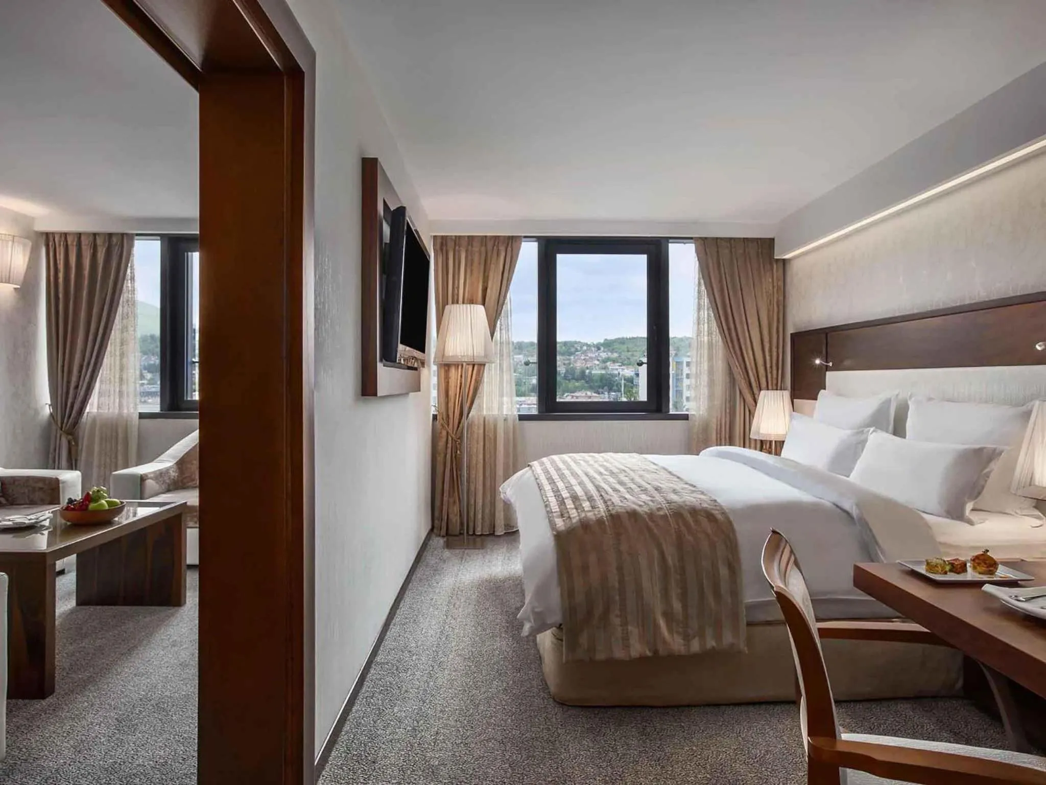 Bedroom, Bed in Movenpick hotel Sarajevo