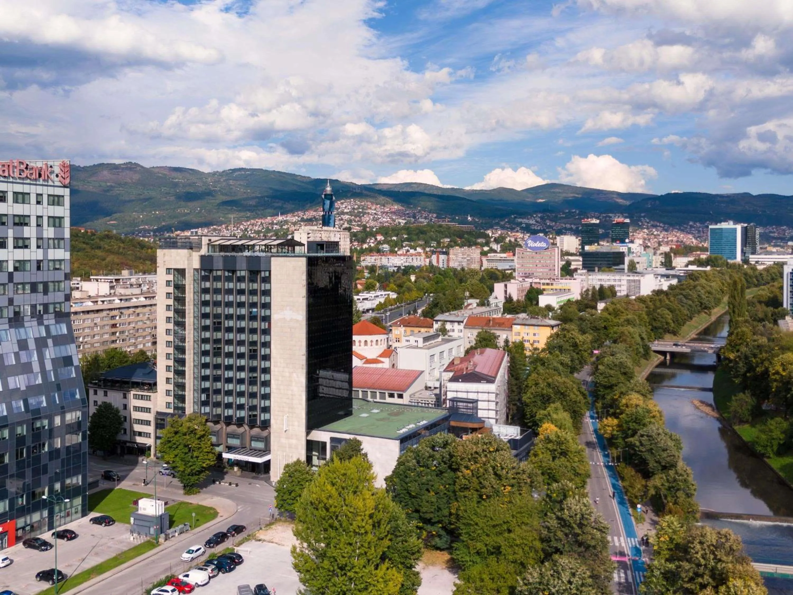 Property building in Movenpick hotel Sarajevo