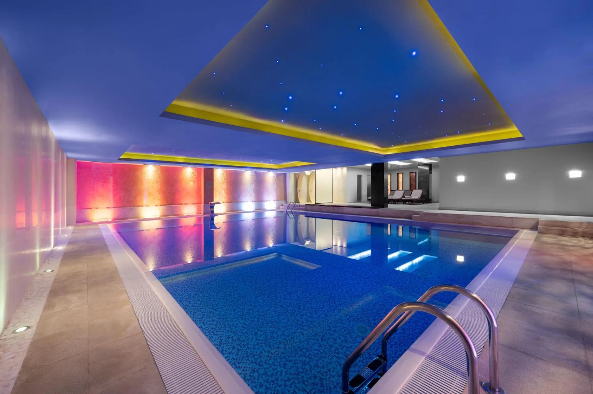 Pool view in Movenpick hotel Sarajevo