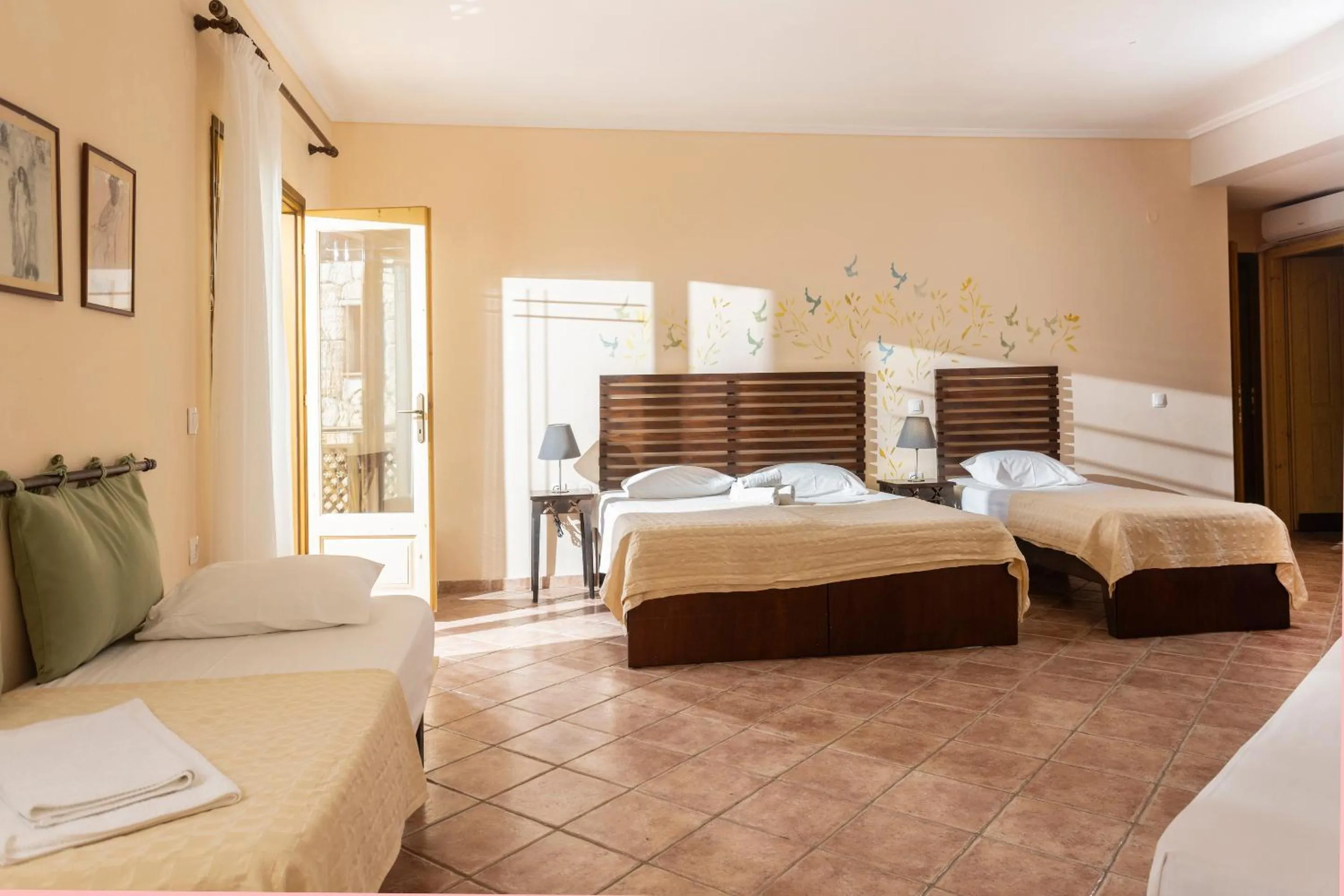 Bed in Ammon Garden Hotel