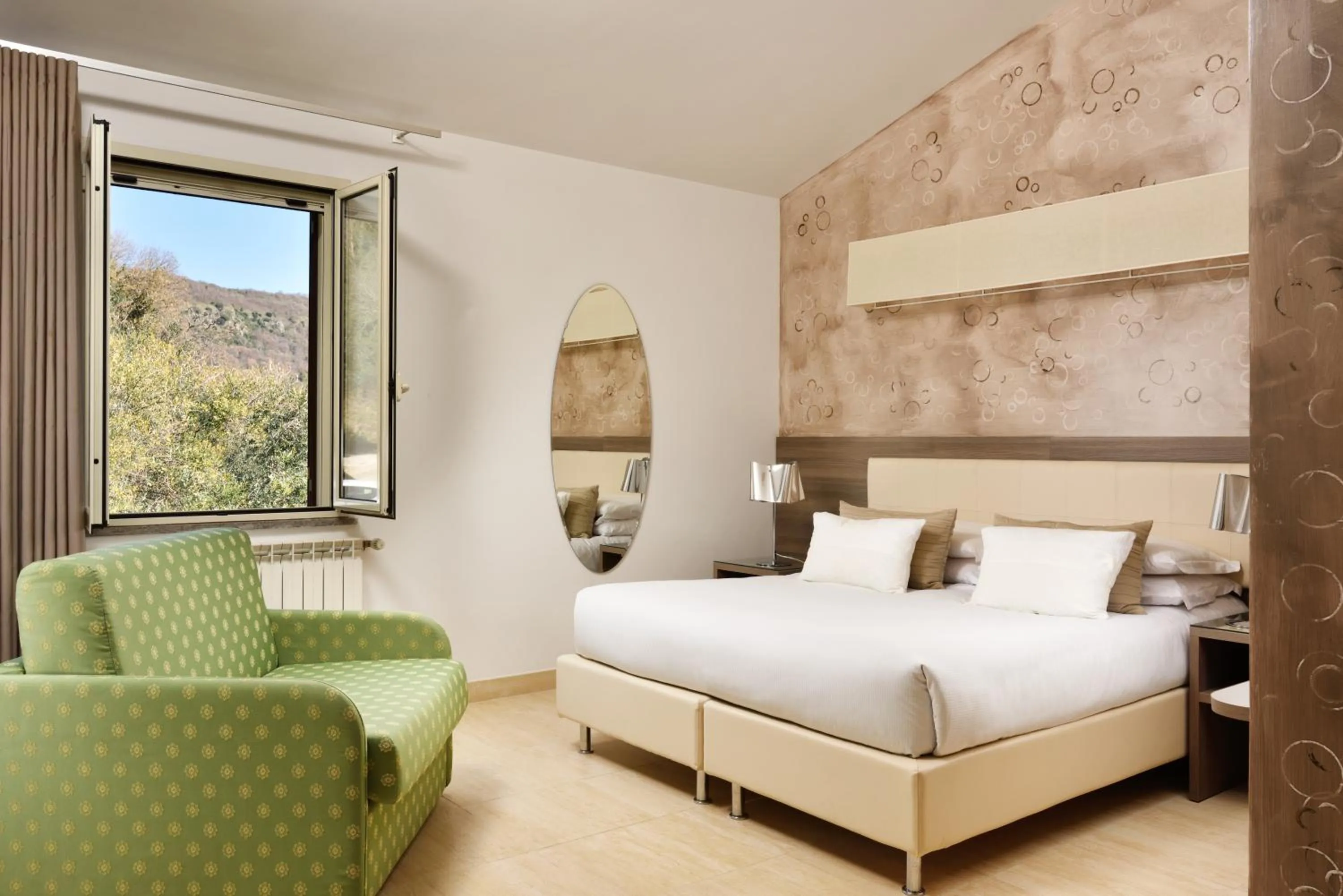 Bed in Hotel Recostano Residence