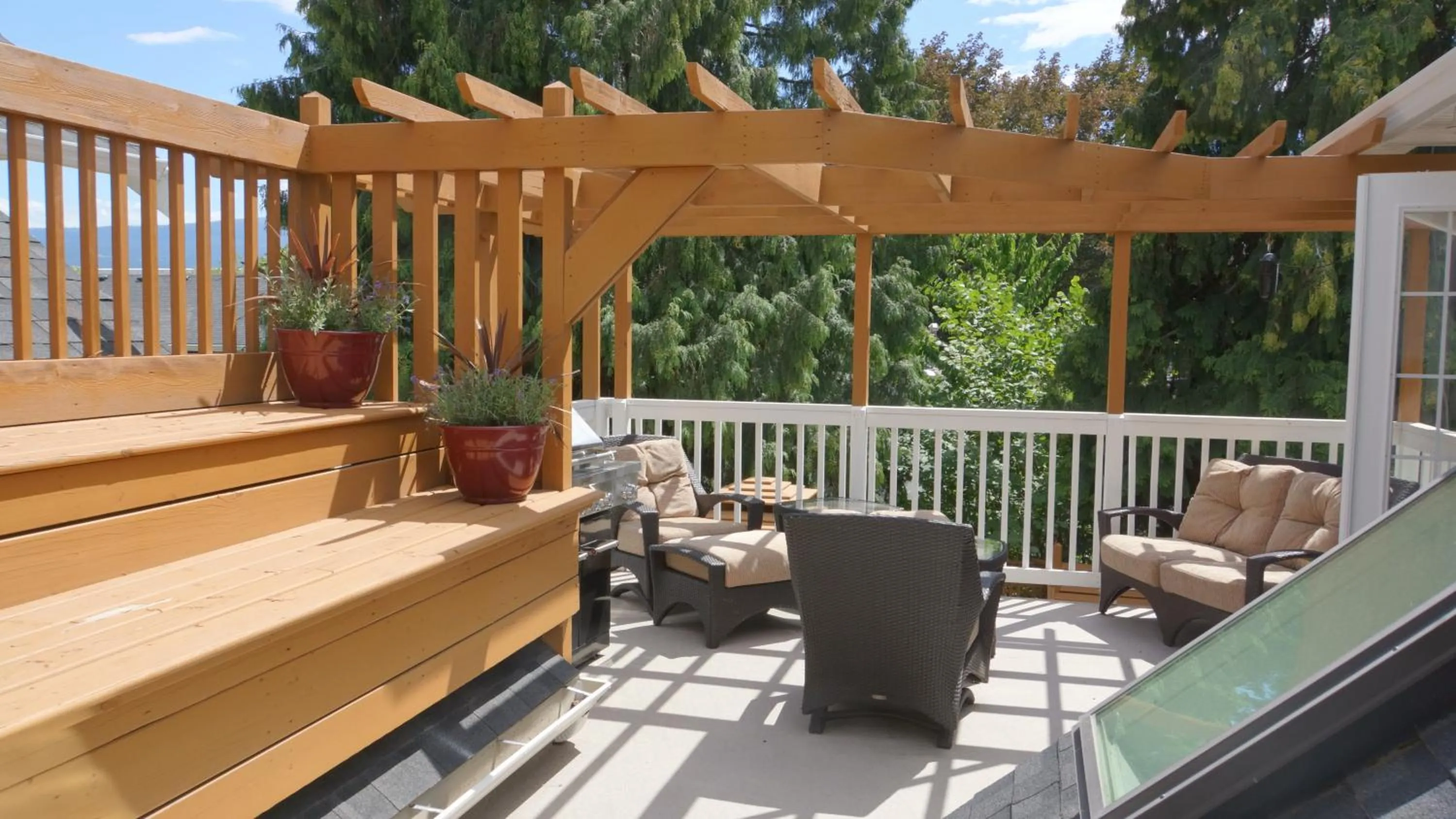 Balcony/Terrace in Kelowna Bed & Breakfast - CHATHAM HOUSE