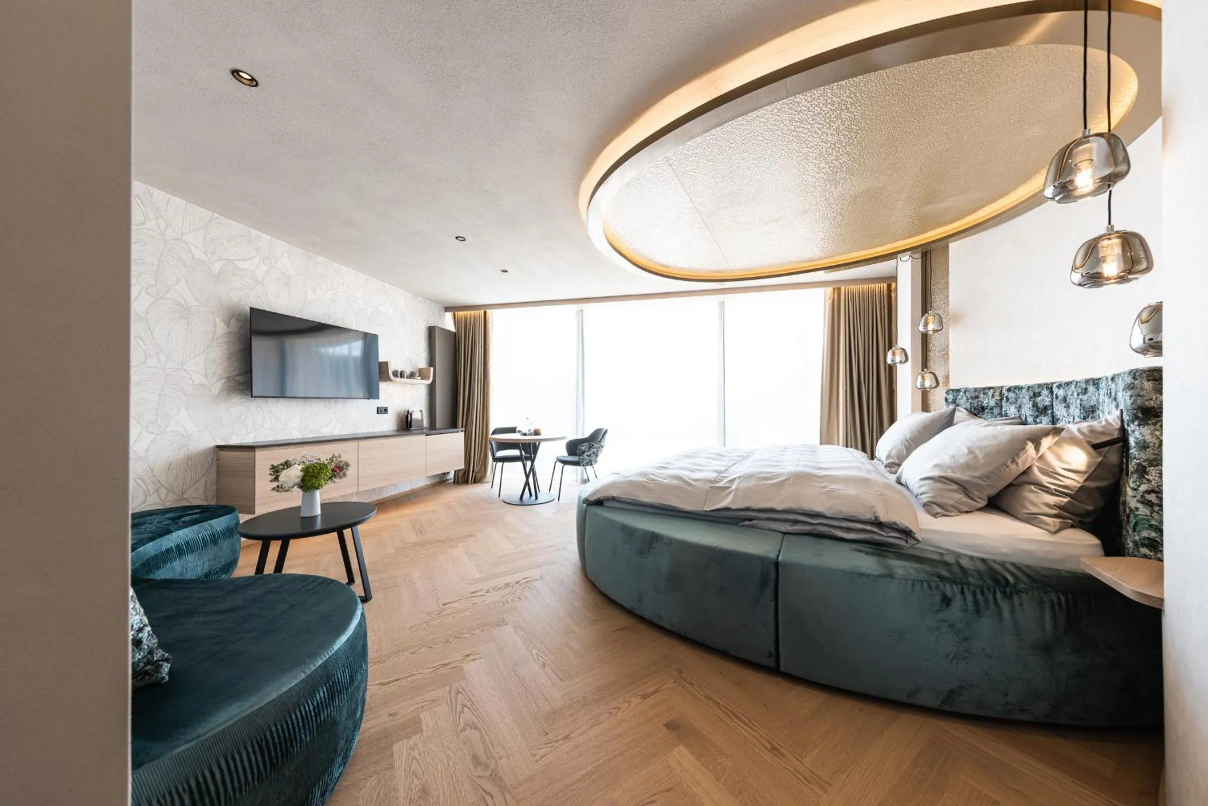 Bed in DAS GERSTL Alpine Retreat